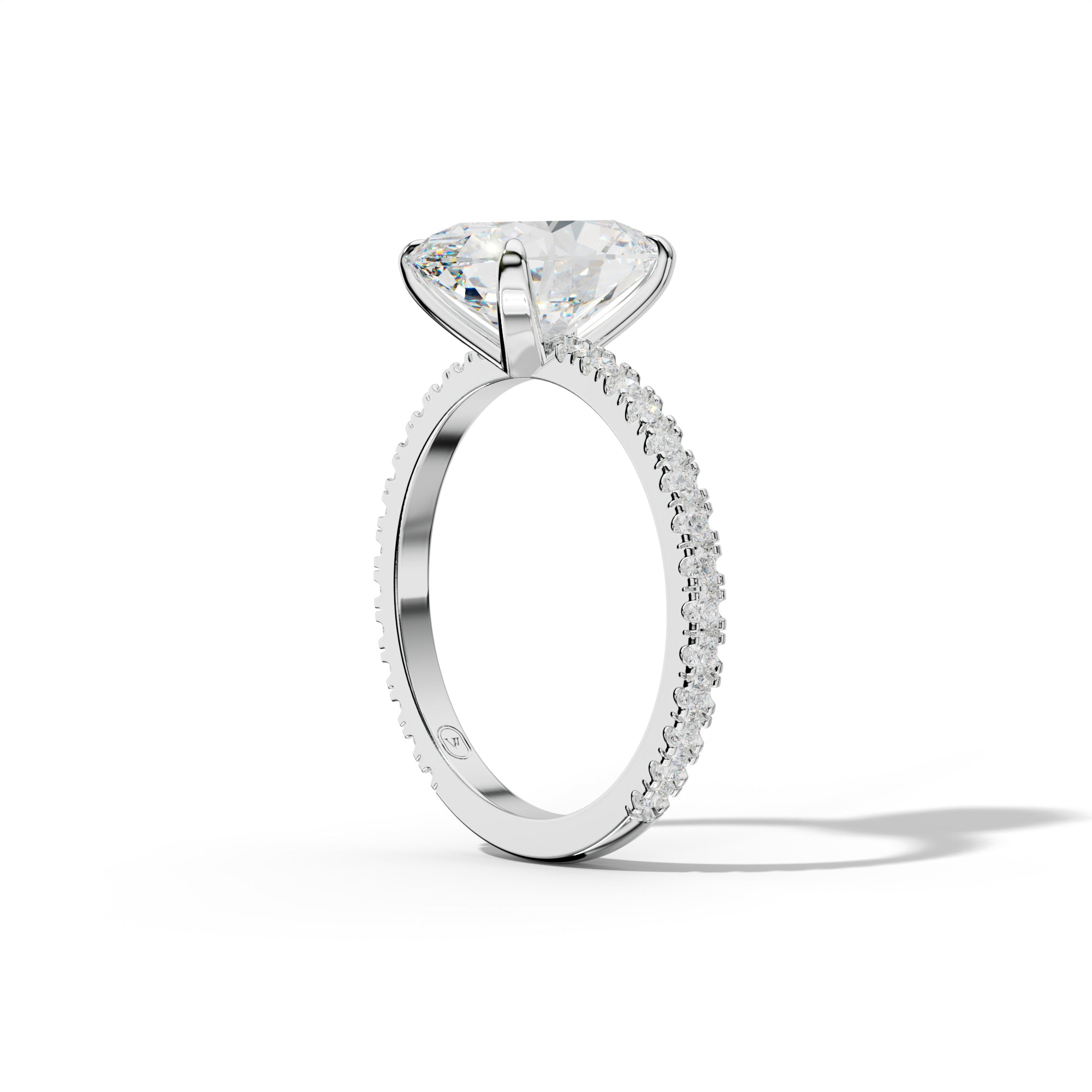 Isabelle Oval Diamond Engagement Ring