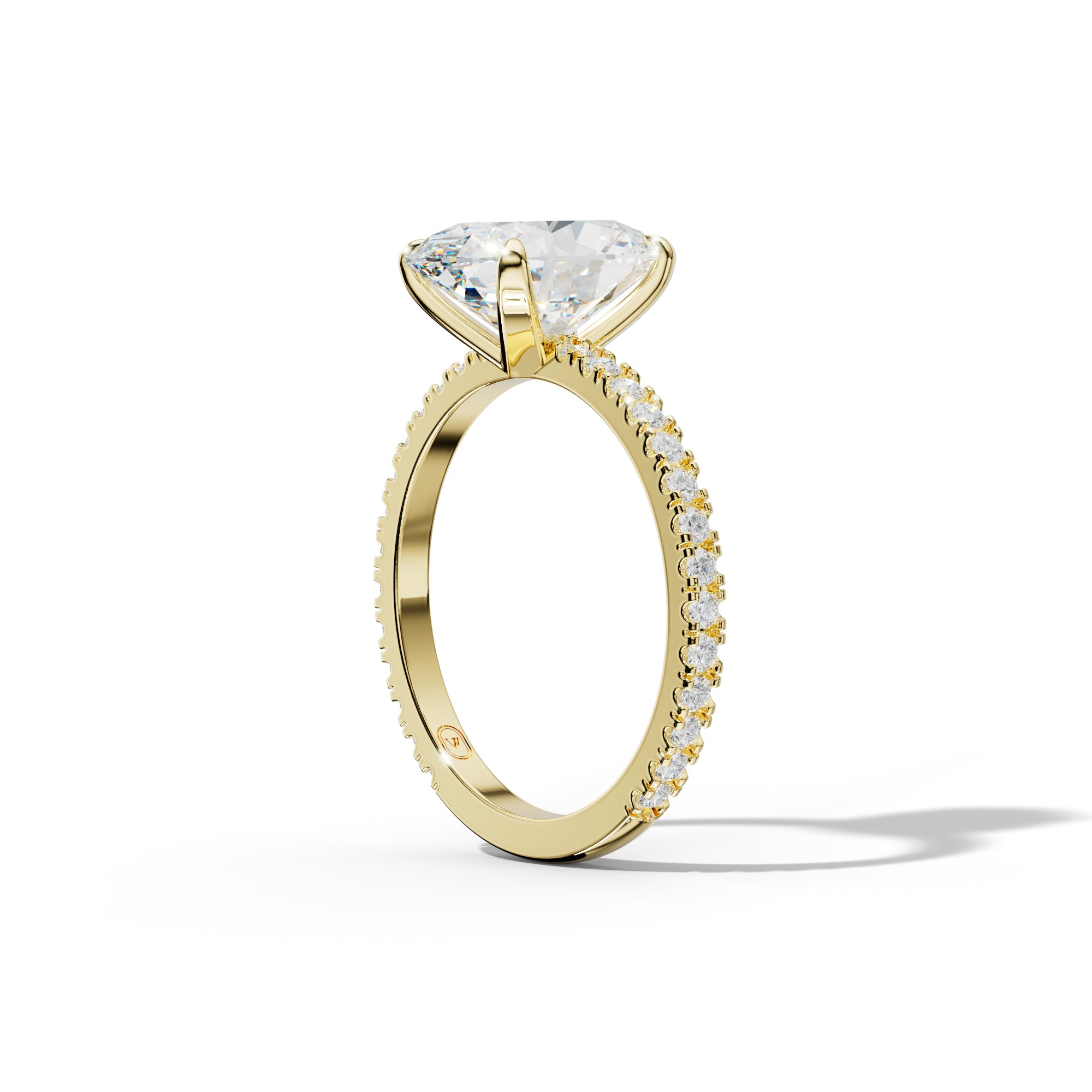 Isabelle Oval Diamond Engagement Ring