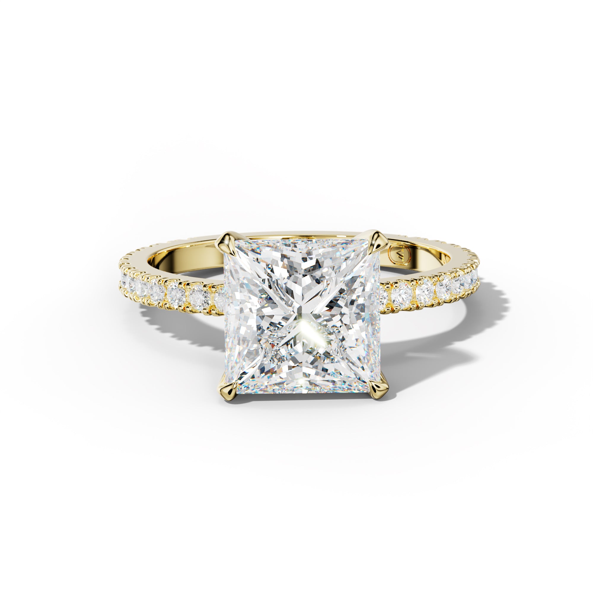 Isabelle Princess Cut Diamond Engagement Ring