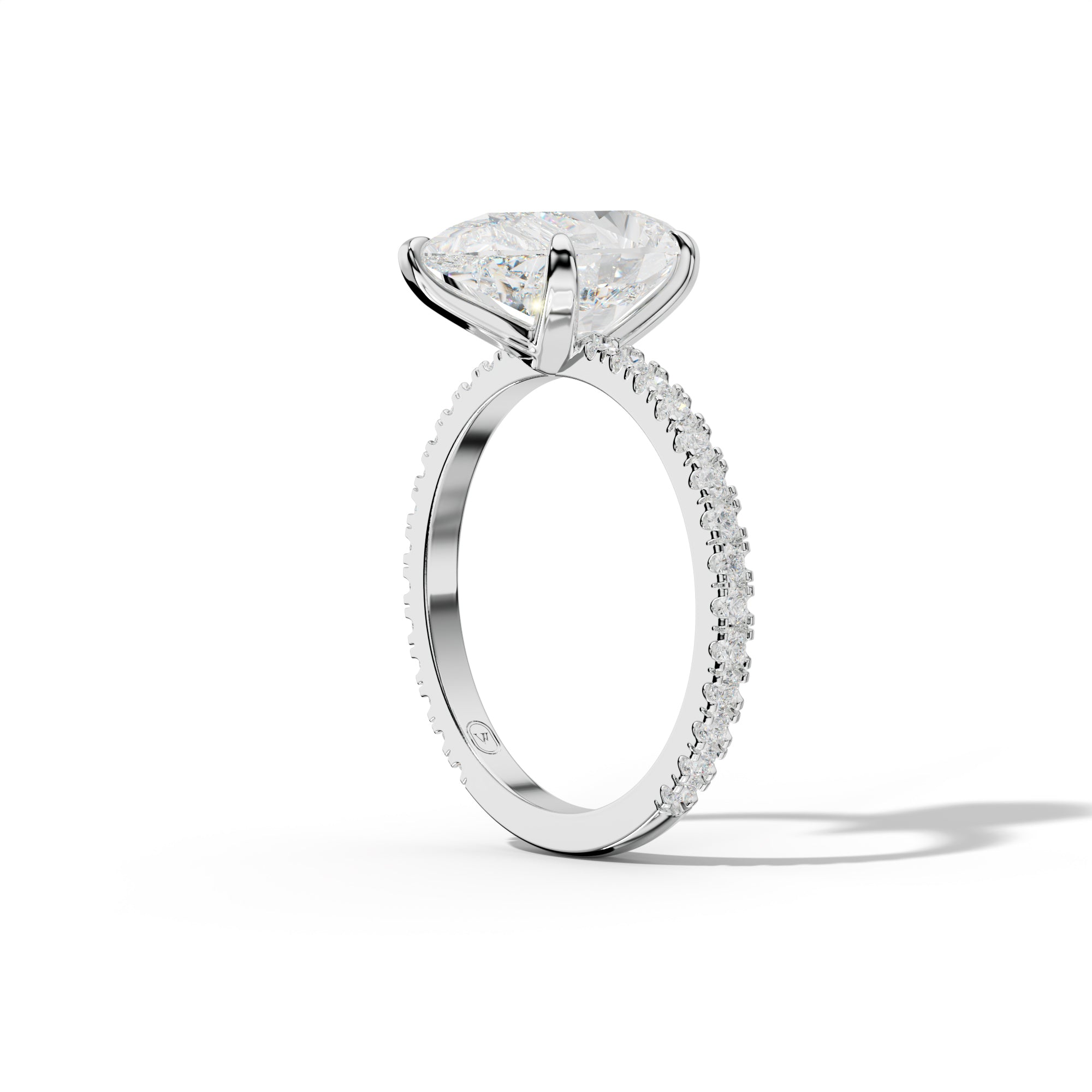 Isabelle Pear Shape Diamond Engagement Ring