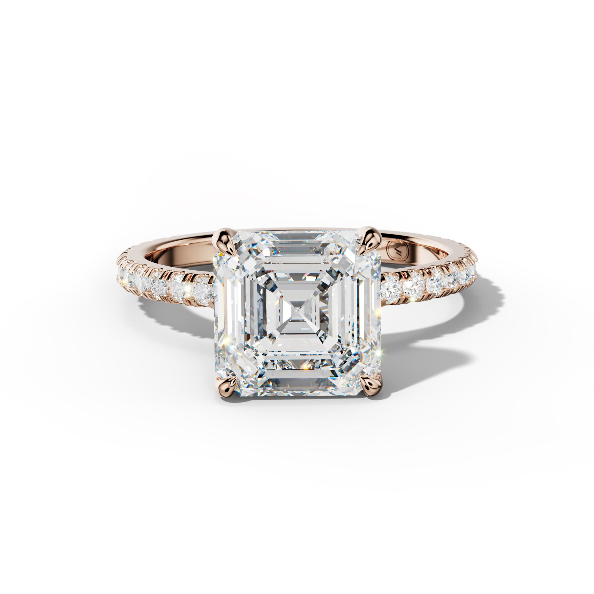 Abigail Asscher Cut Diamond Engagement Ring
