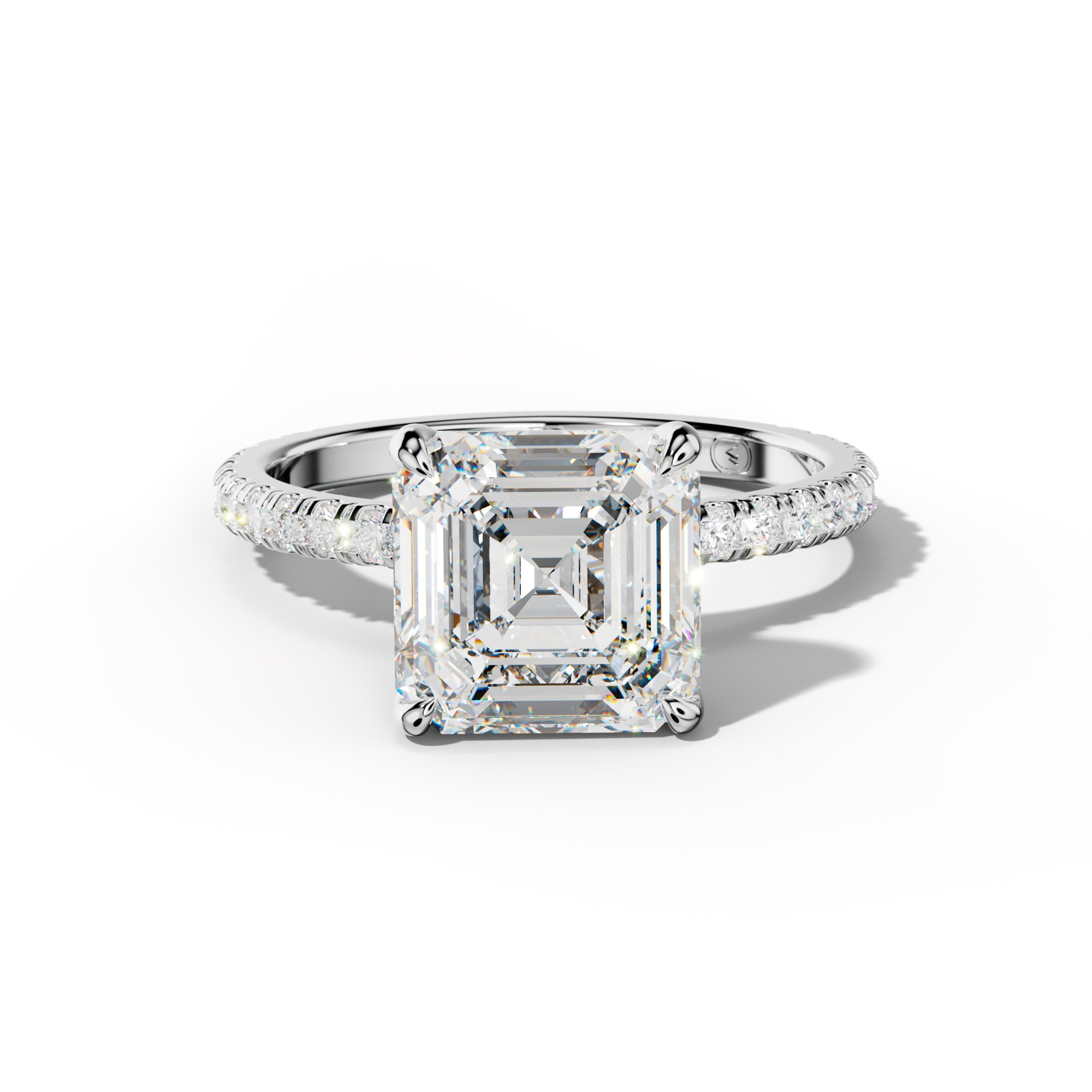 Abigail Asscher Cut Diamond Engagement Ring