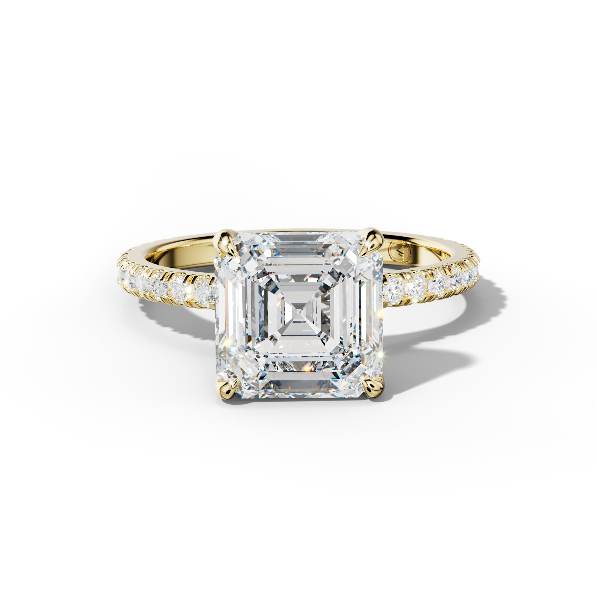 Abigail Asscher Cut Diamond Engagement Ring