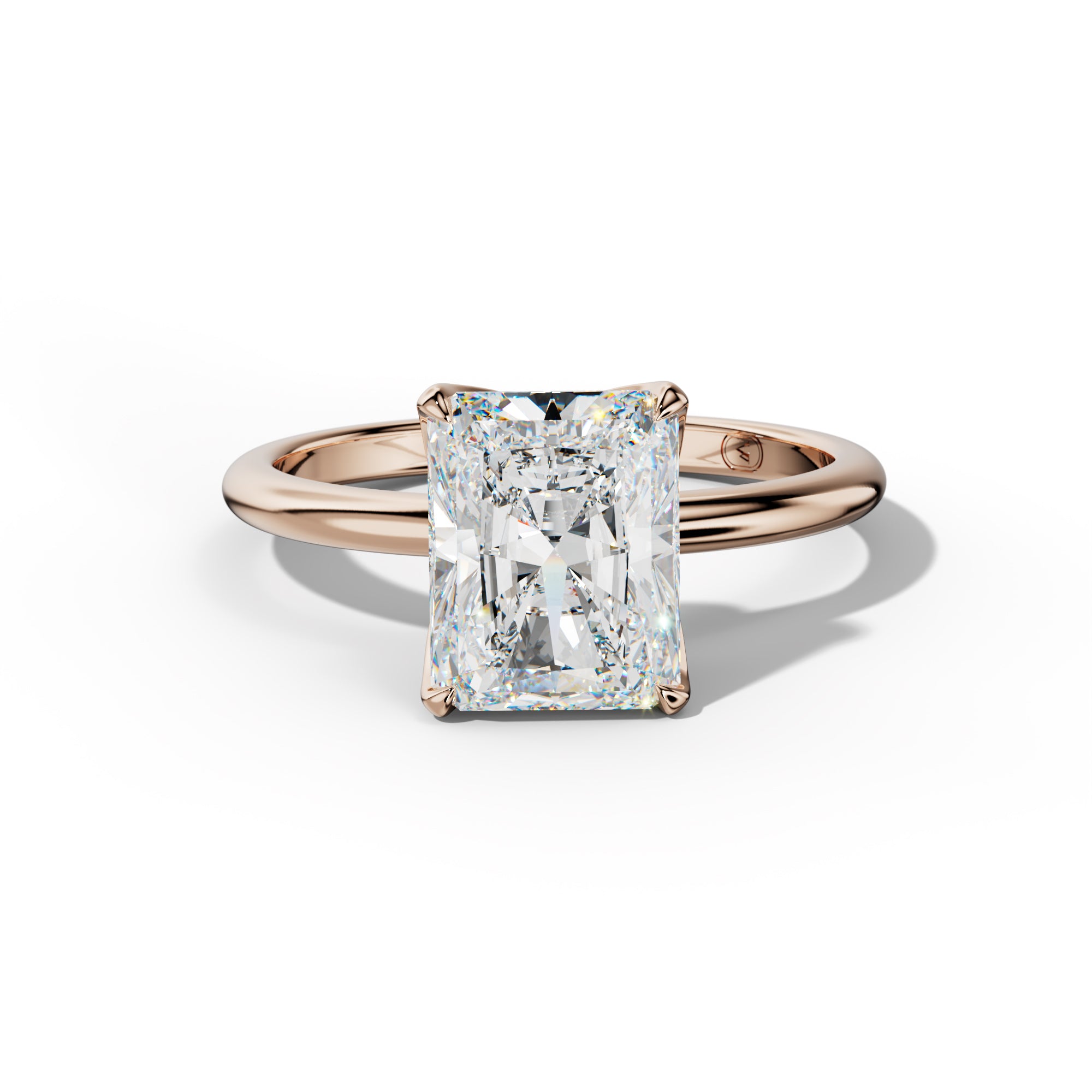 Ella Radiant Cut Diamond Engagement Ring