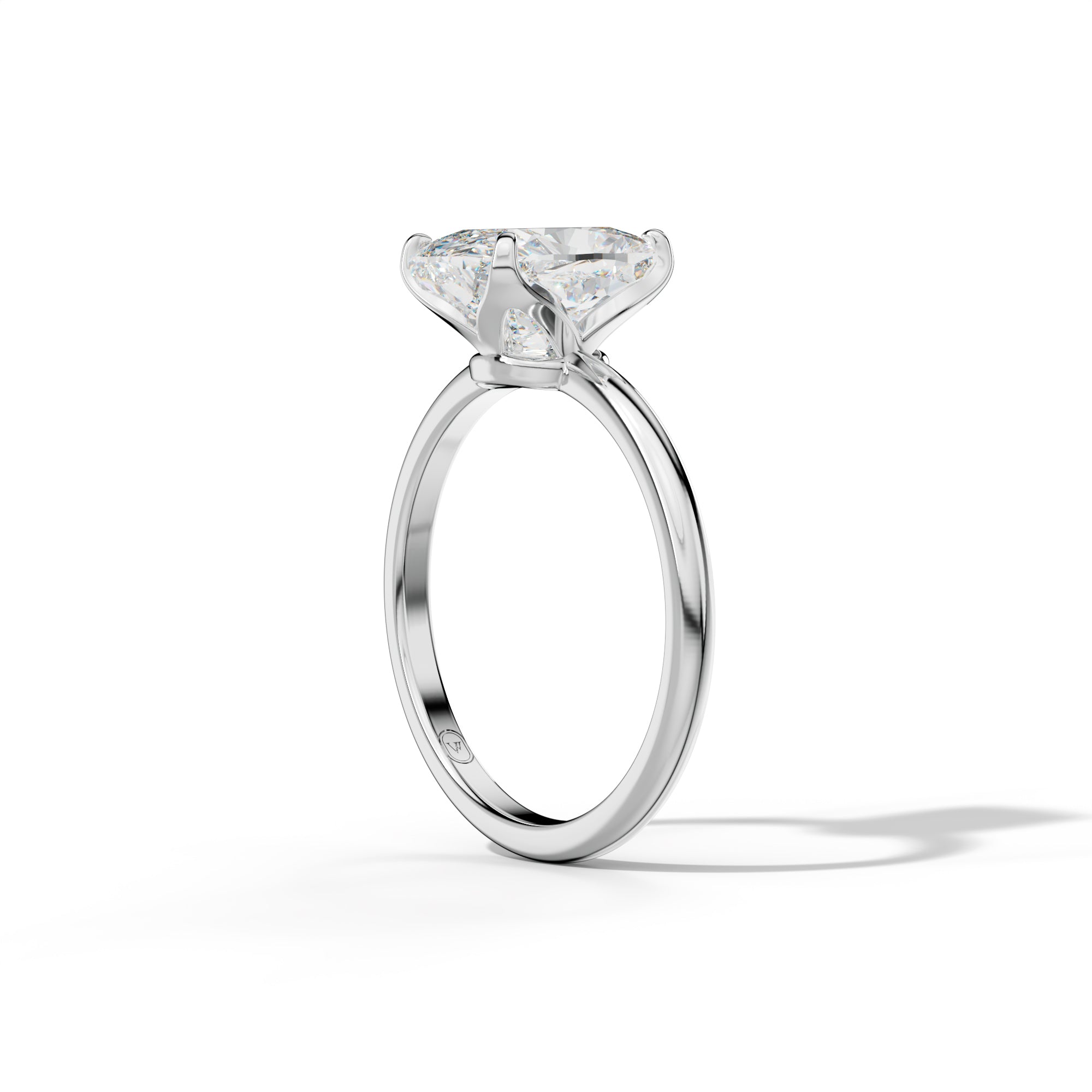 Ella Elongated Cushion Cut Diamond Engagement Ring
