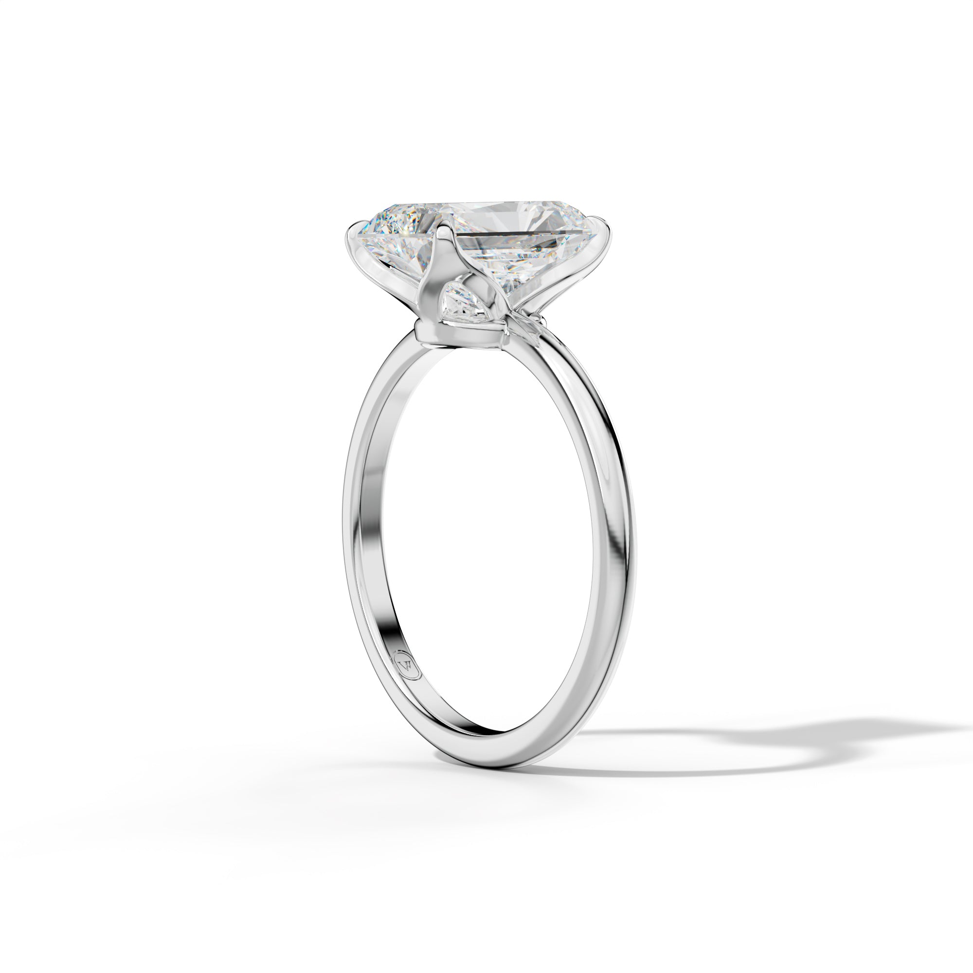 Ella Radiant Cut Diamond Engagement Ring