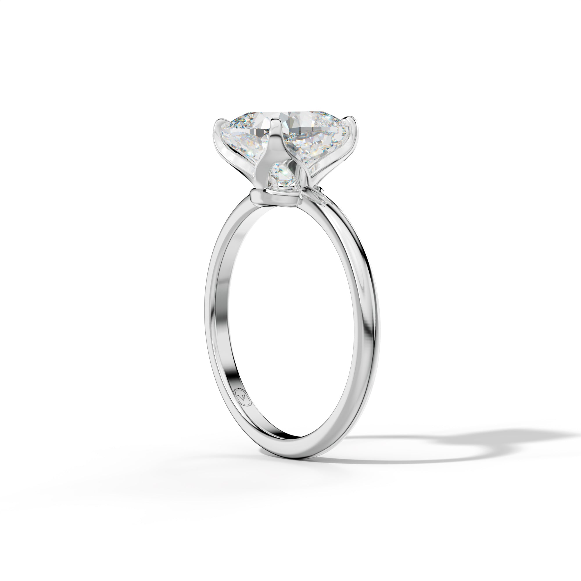 Ella Cushion Cut Diamond Engagement Ring