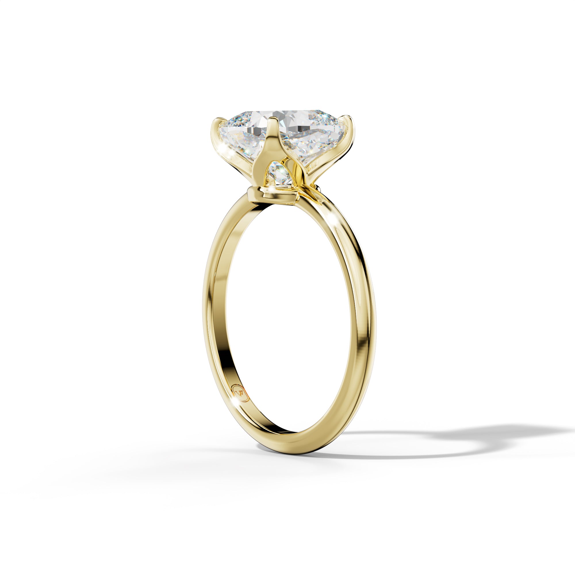 Ella Cushion Cut Diamond Engagement Ring