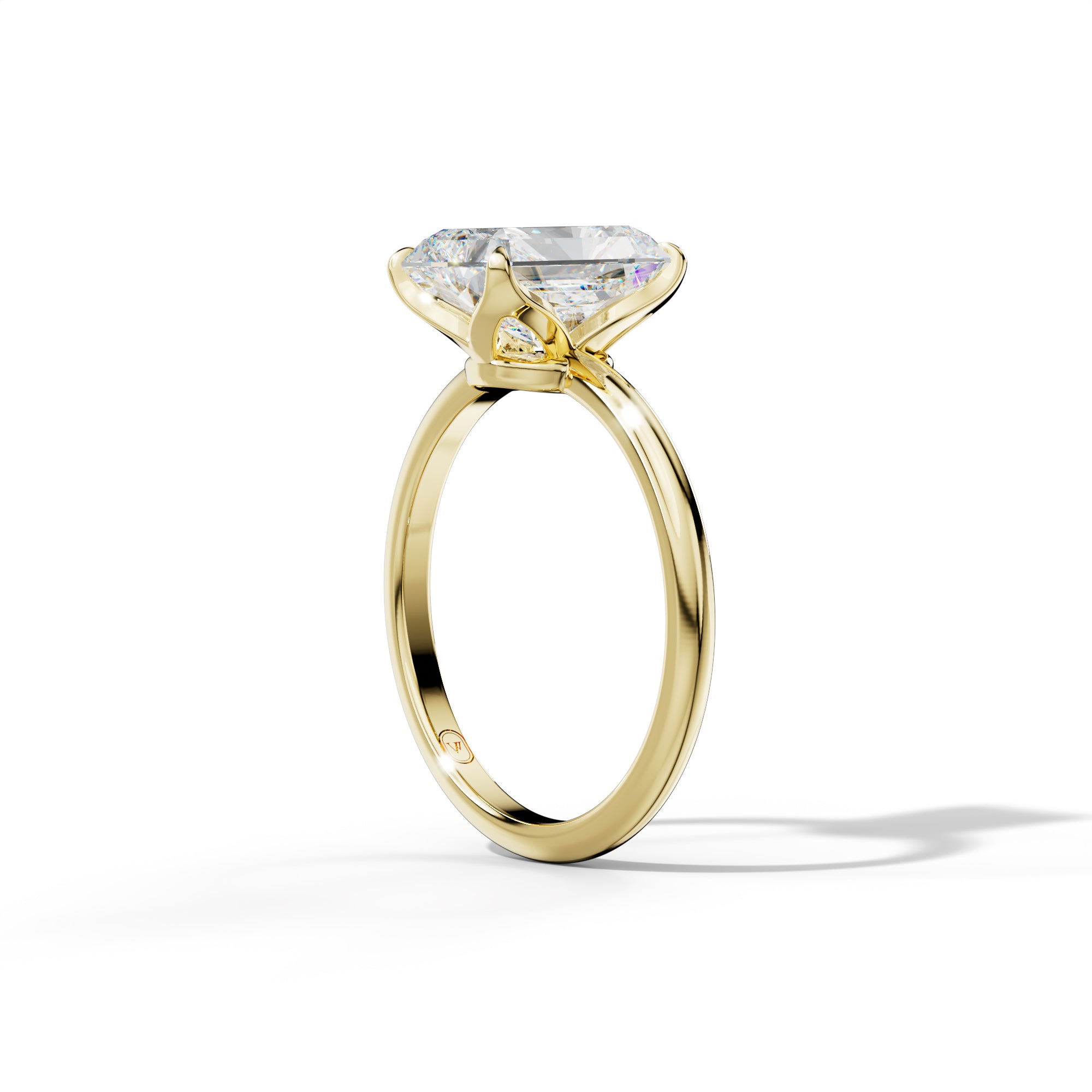 Ella Radiant Cut Diamond Engagement Ring