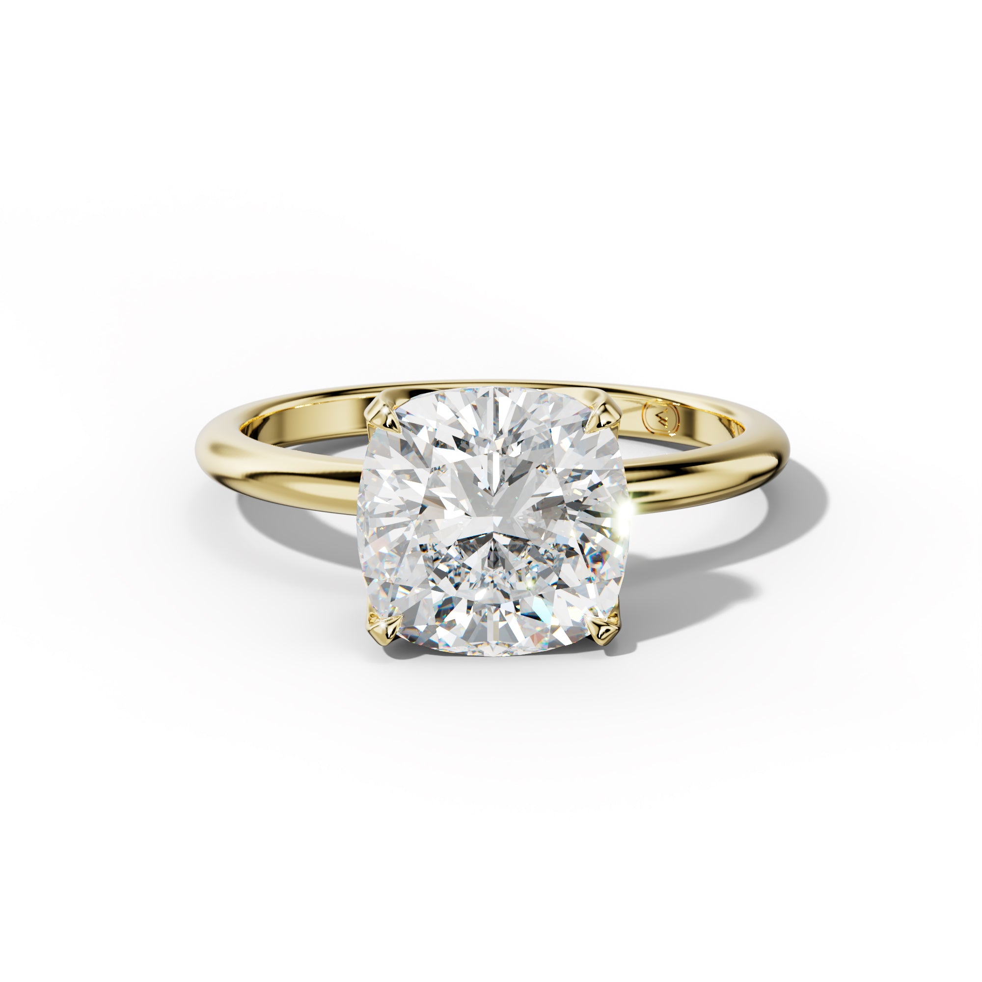 Ella Cushion Cut Diamond Engagement Ring
