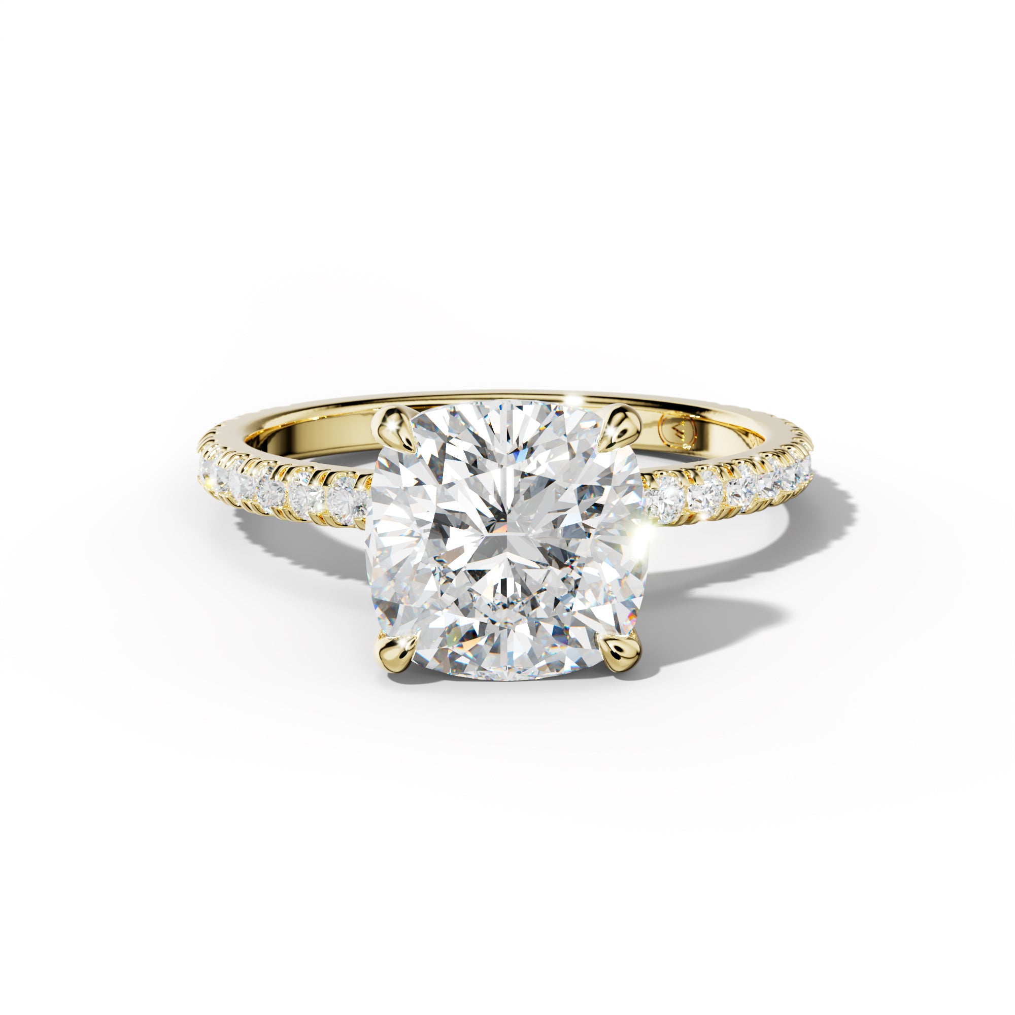 Abigail Cushion Cut Diamond Engagement Ring