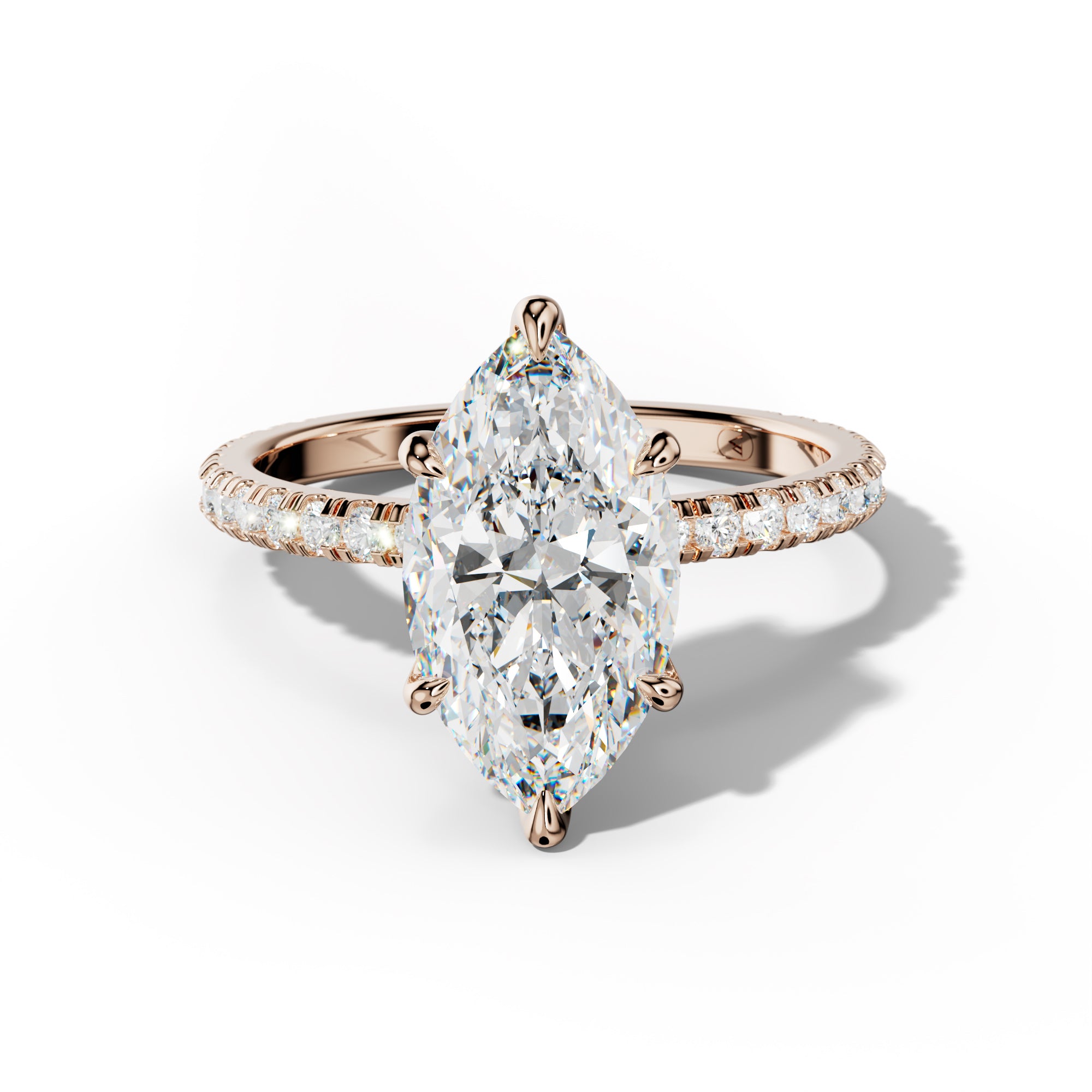 Abigail Marquise Cut Diamond Engagement Ring