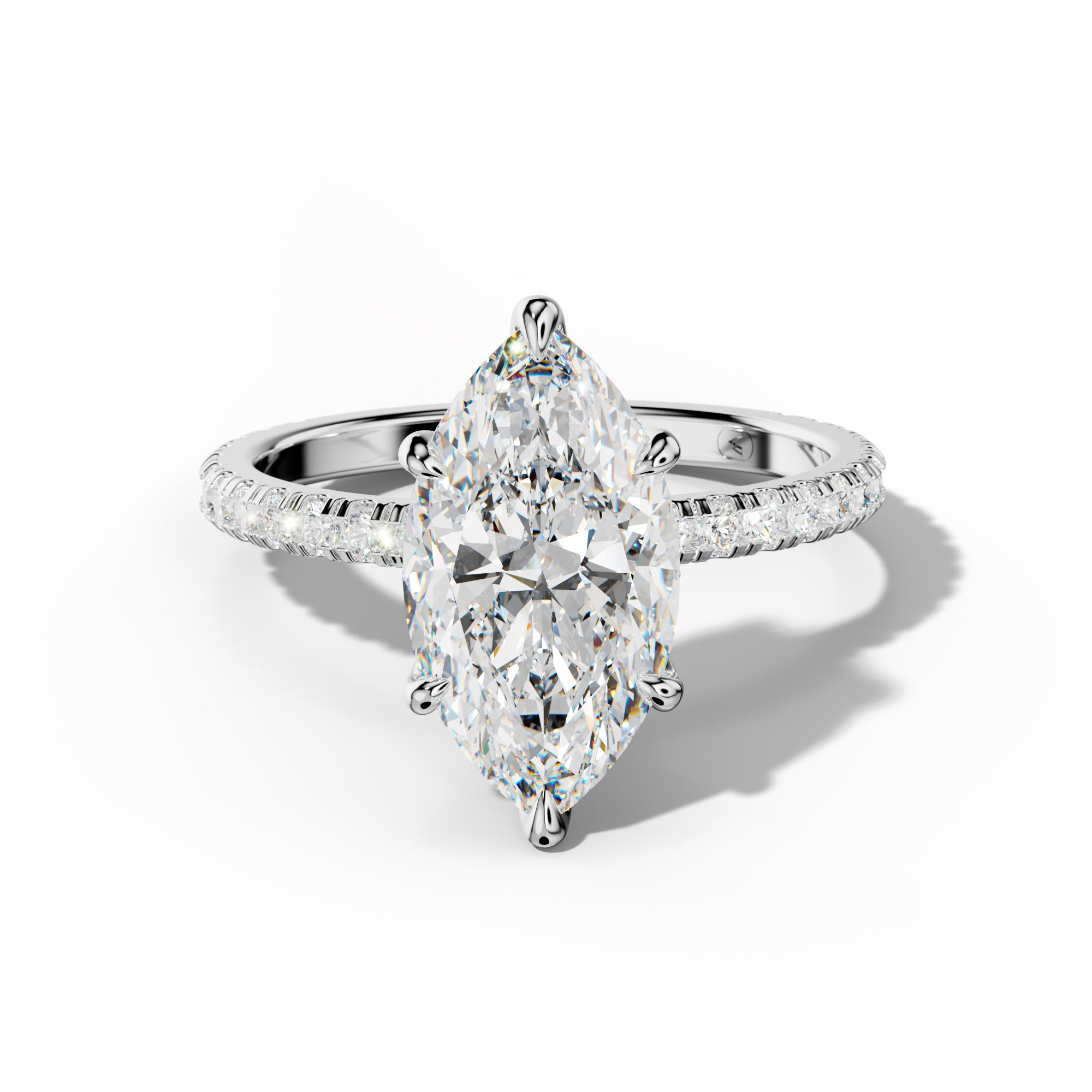 Abigail Marquise Cut Diamond Engagement Ring