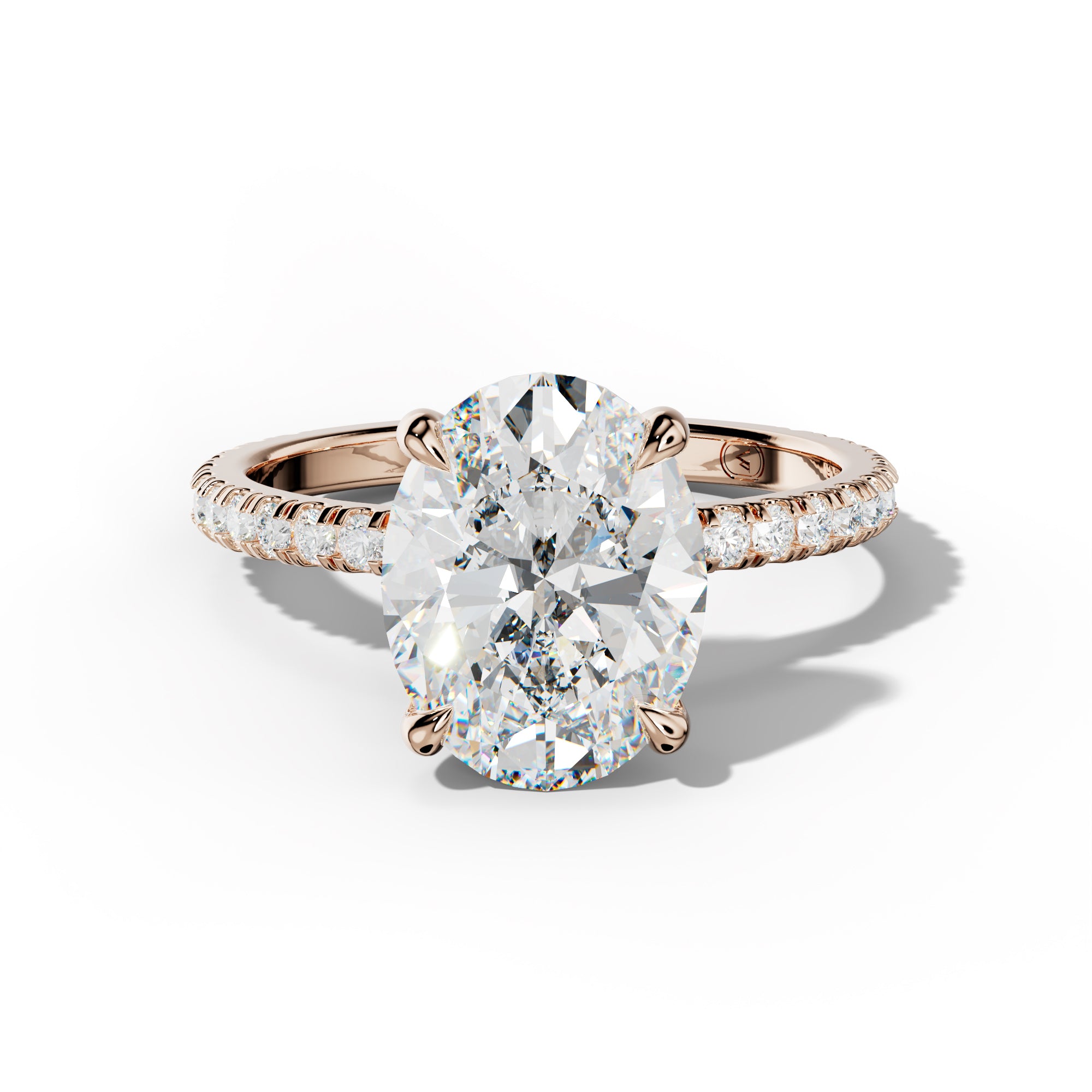 Abigail Oval Diamond Engagement Ring