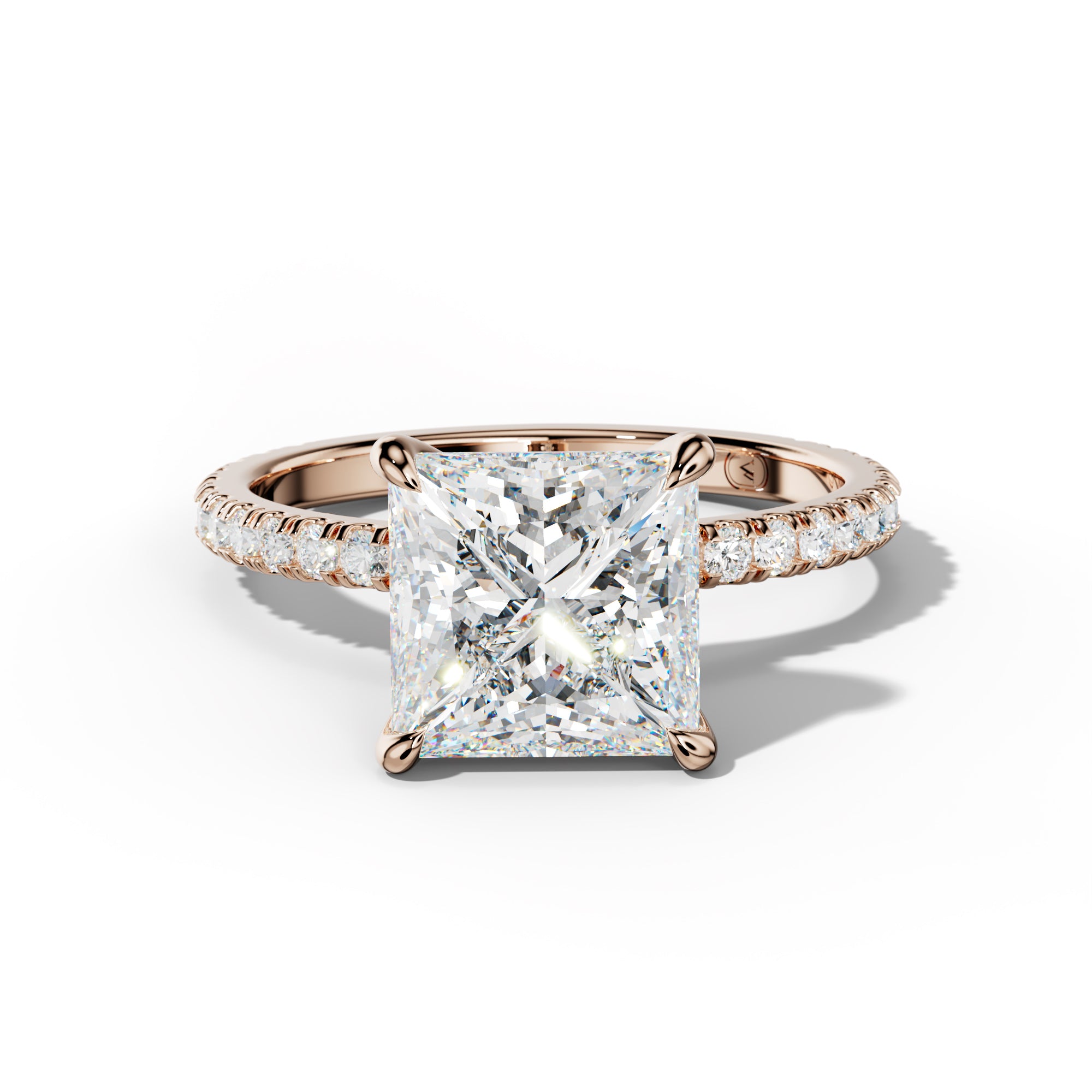 Abigail Princess Cut Diamond Engagement Ring