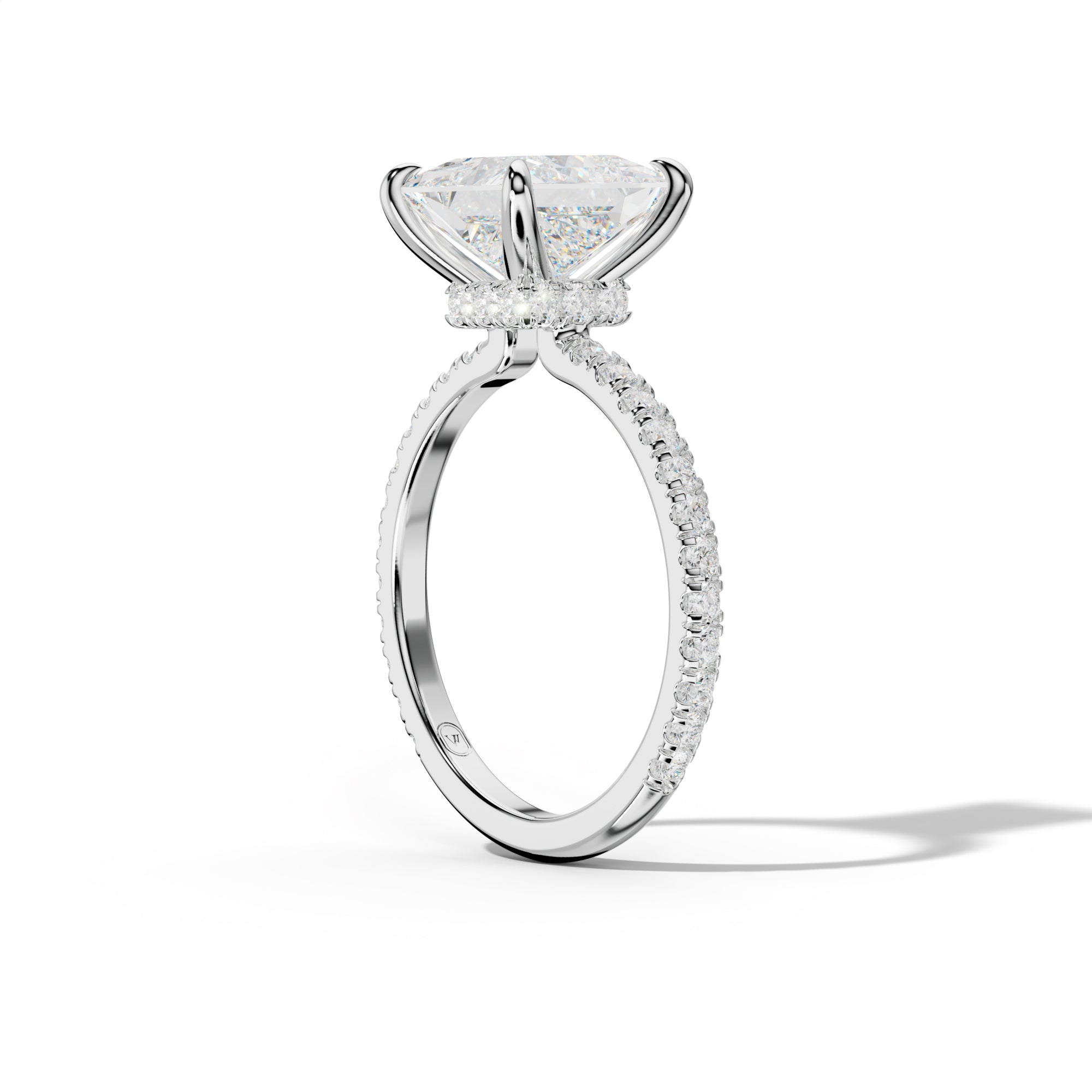 Abigail Princess Cut Diamond Engagement Ring