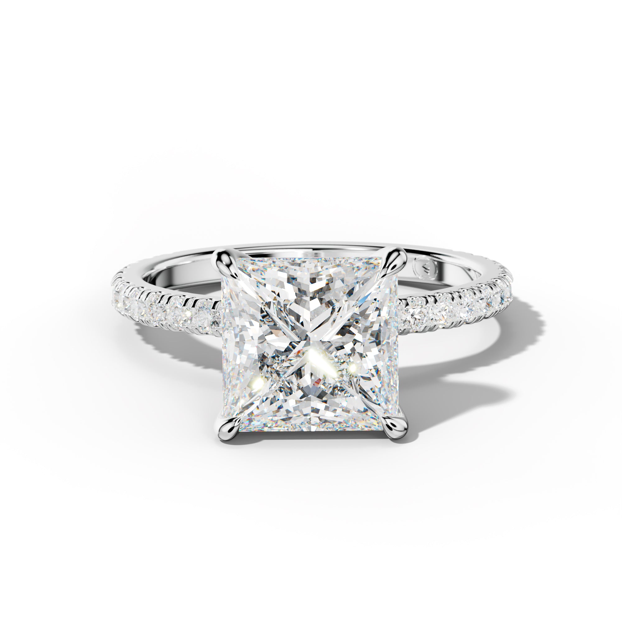 Abigail Princess Cut Diamond Engagement Ring