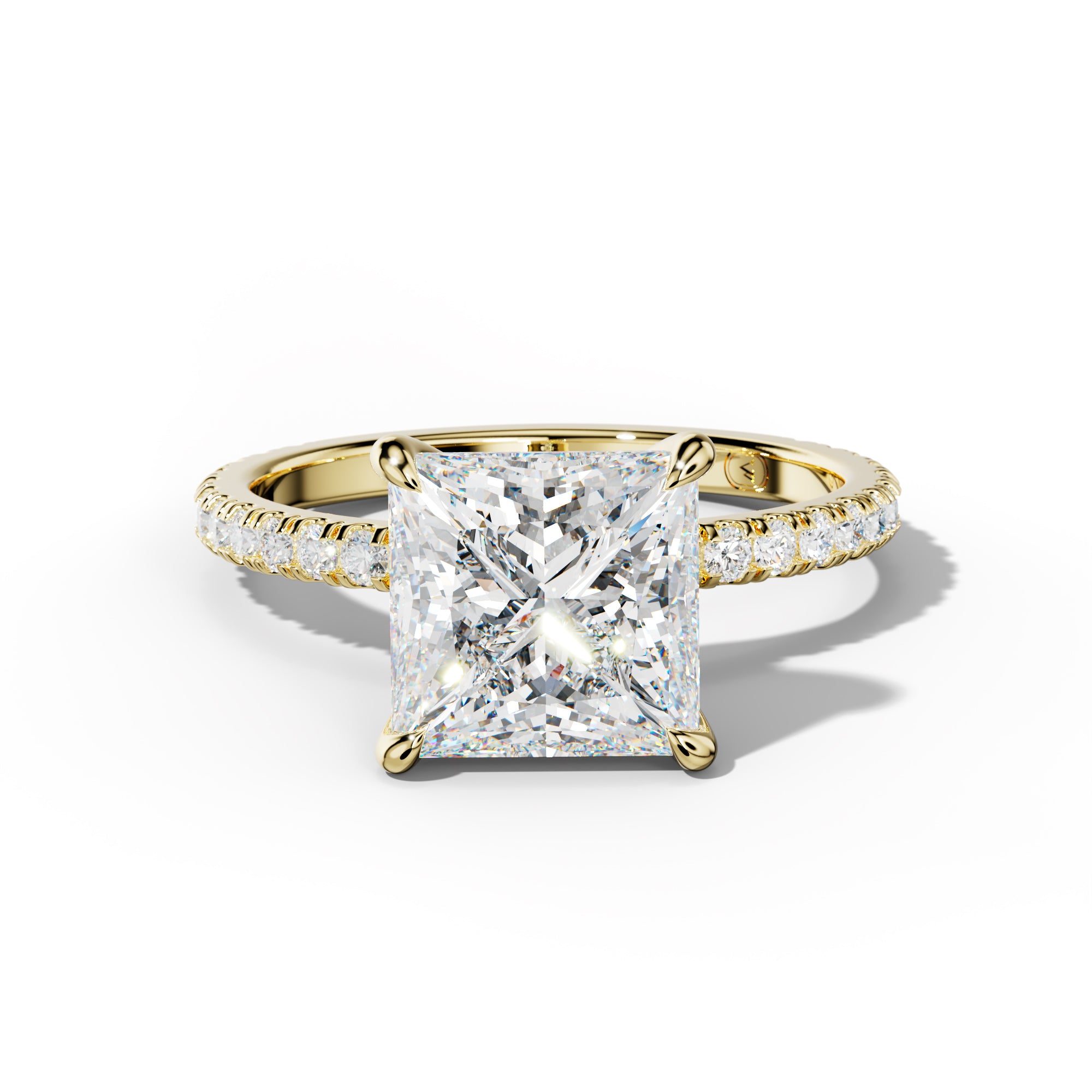 Abigail Princess Cut Diamond Engagement Ring