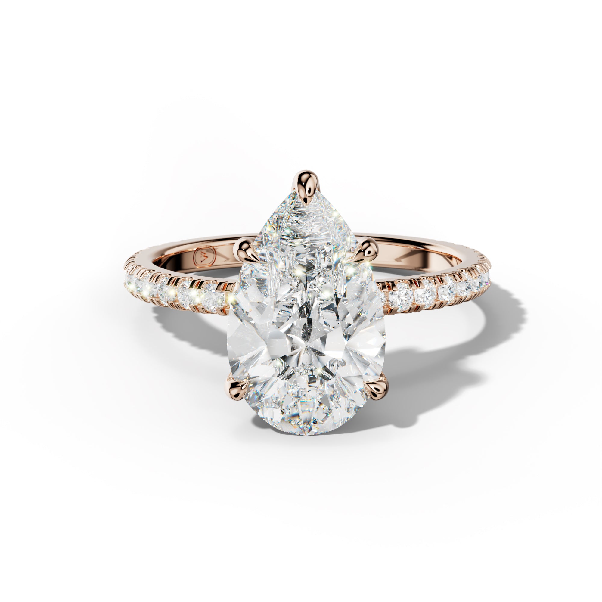 Abigail Pear Shape Diamond Engagement Ring