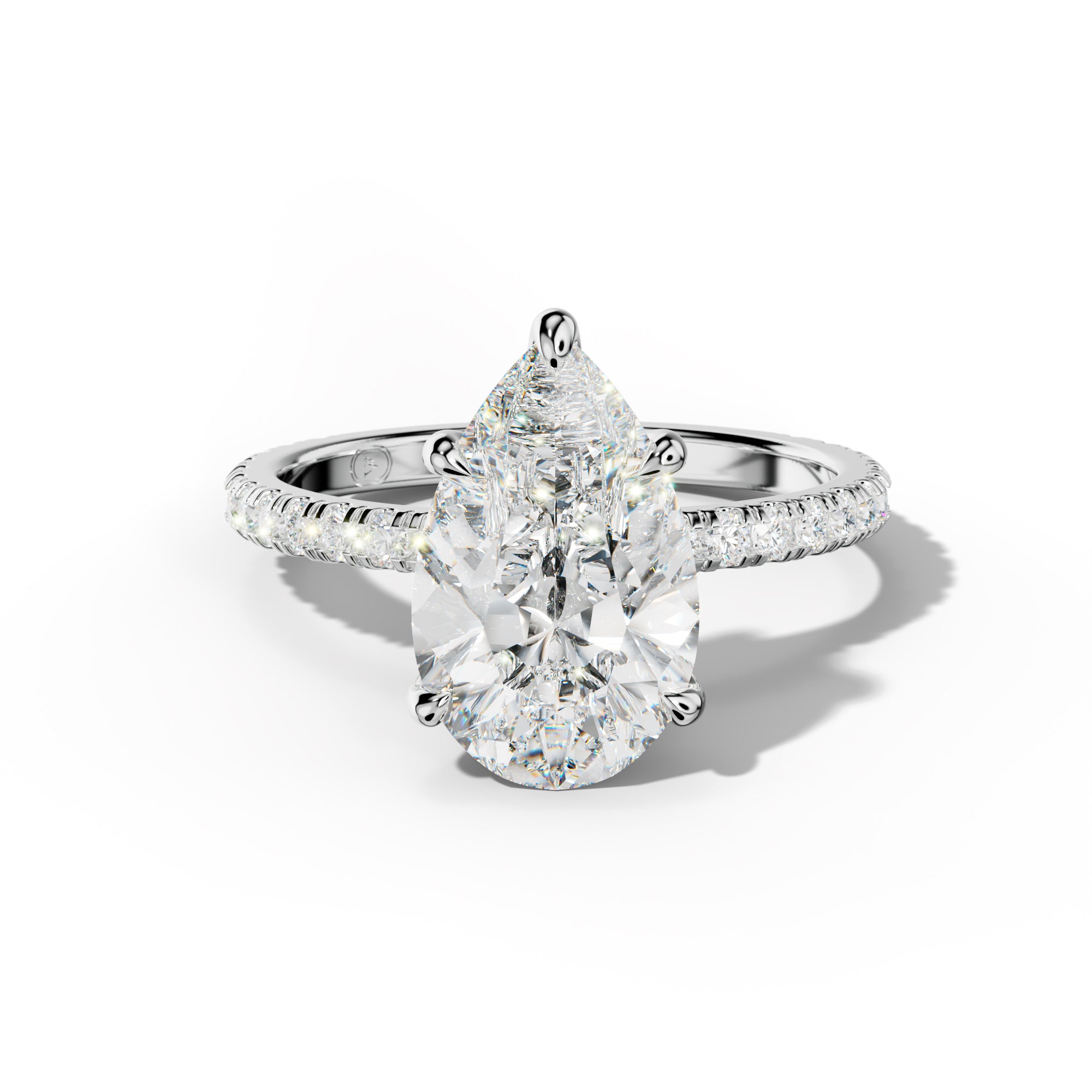 Abigail Pear Shape Diamond Engagement Ring