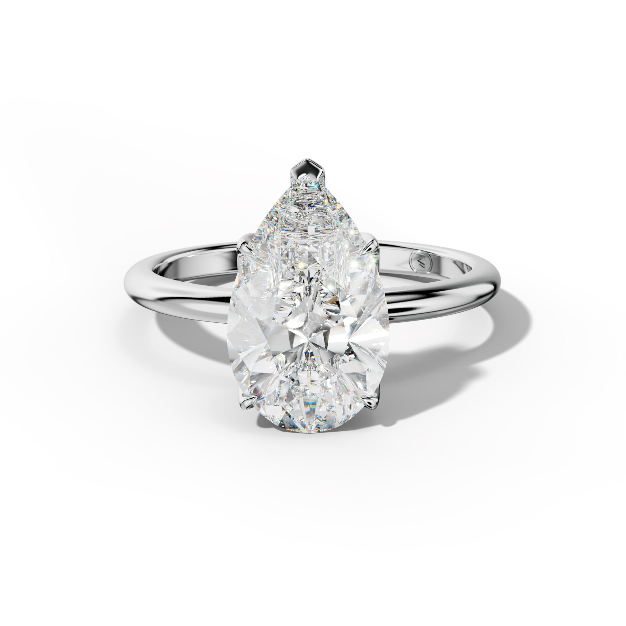 Ella Pear Shape Diamond Engagement Ring