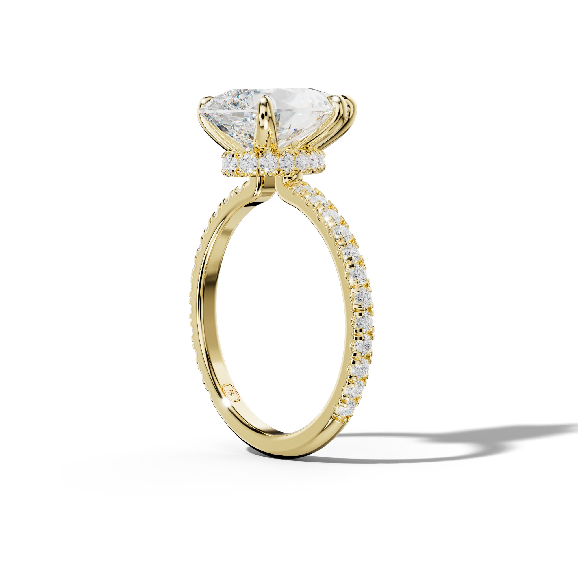 Abigail Pear Shape Diamond Engagement Ring