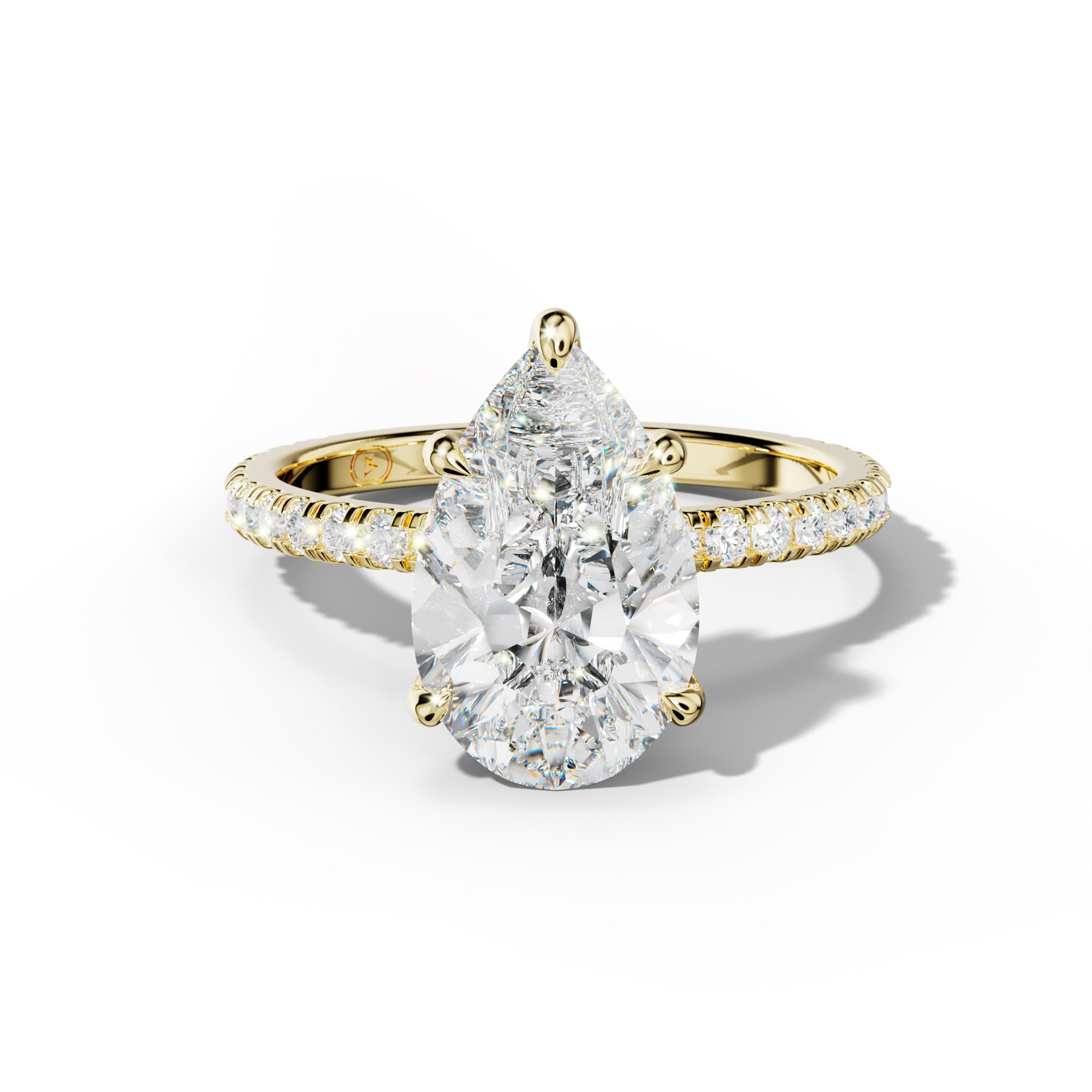 Abigail Pear Shape Diamond Engagement Ring