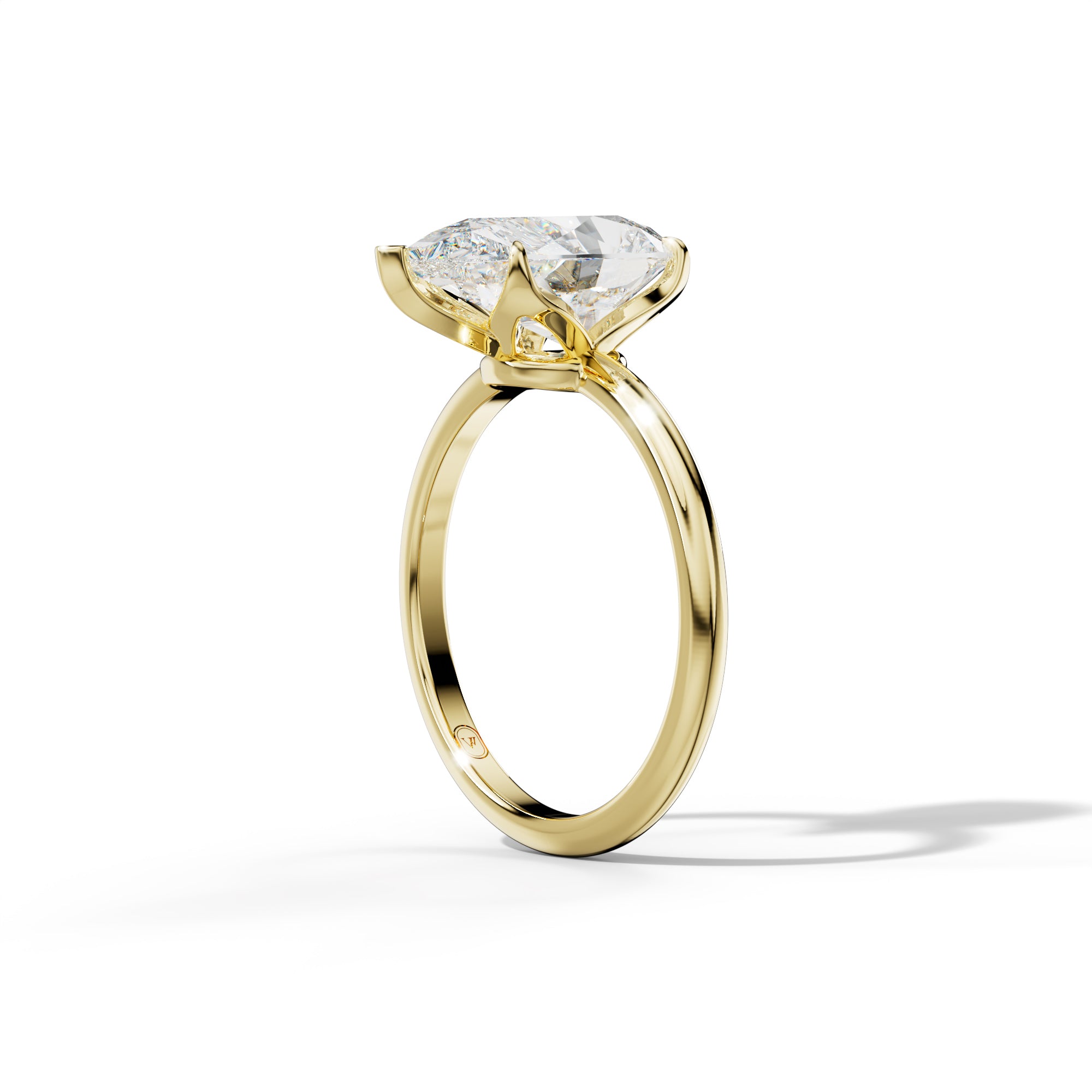Ella Pear Shape Diamond Engagement Ring