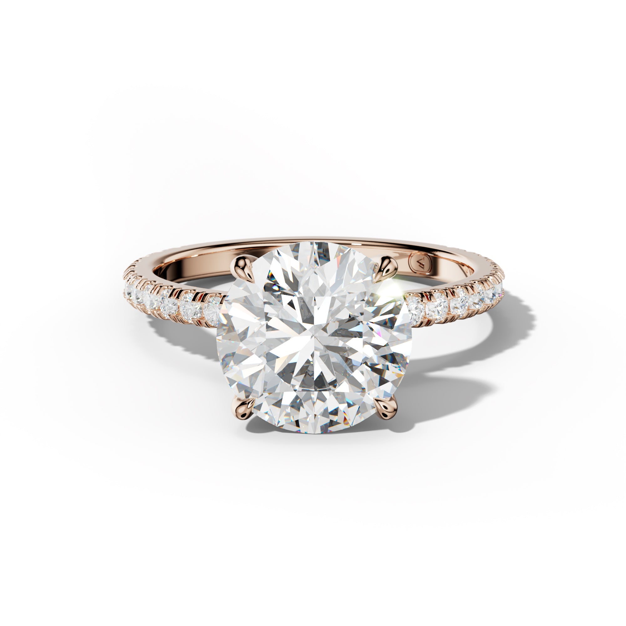 Abigail Round Diamond Engagement Ring