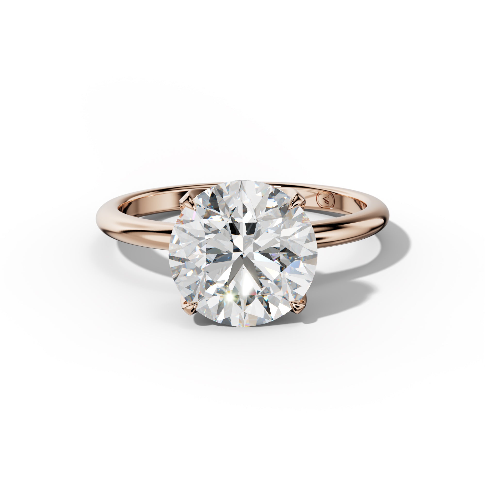 Ella Round Diamond Engagement Ring