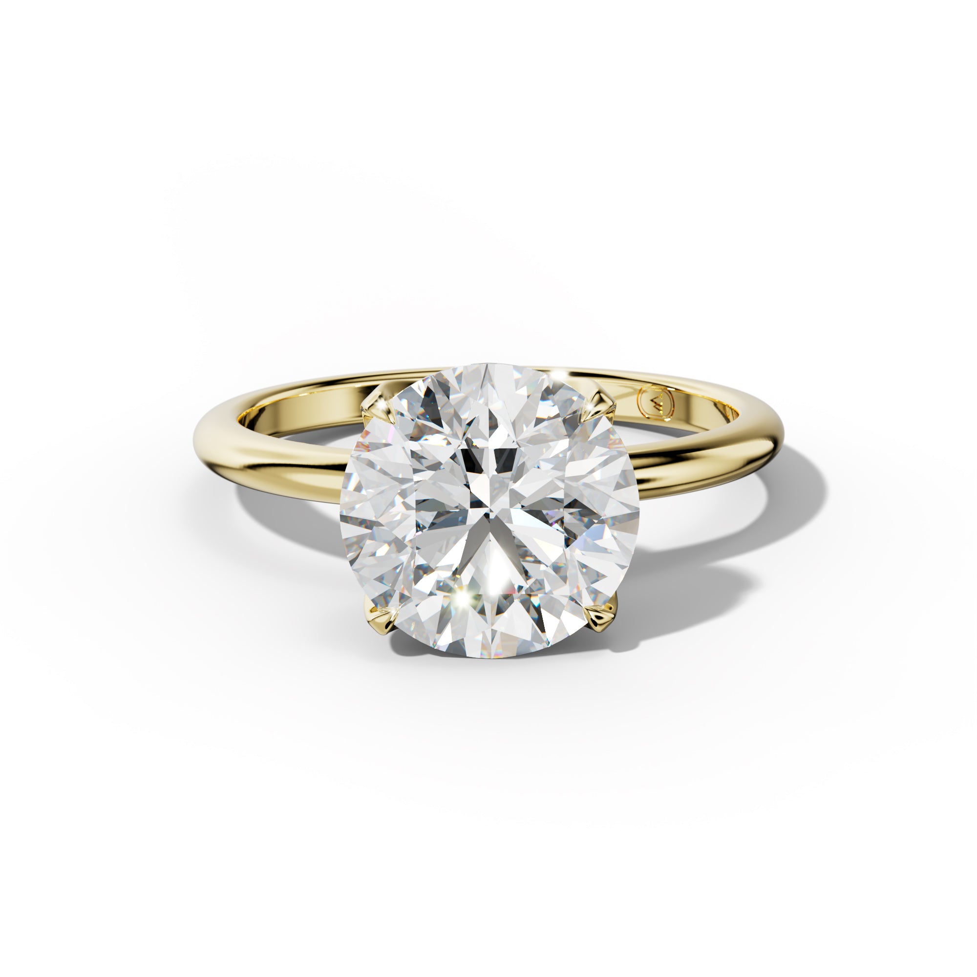 Ella Round Diamond Engagement Ring