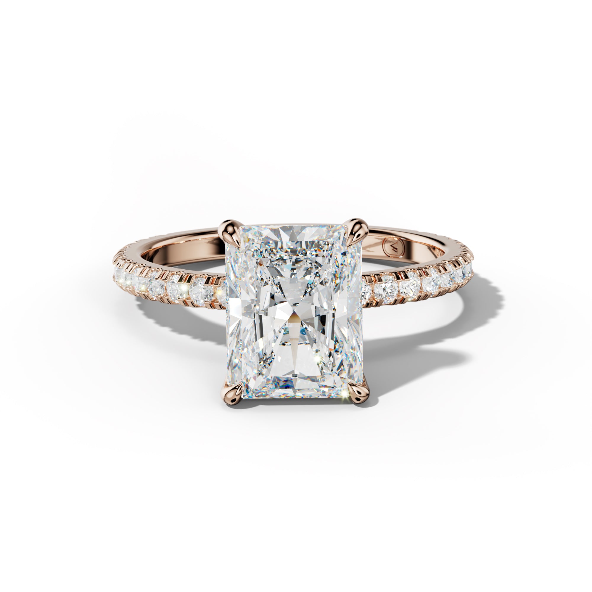 Abigail Radiant Cut Diamond Engagement Ring