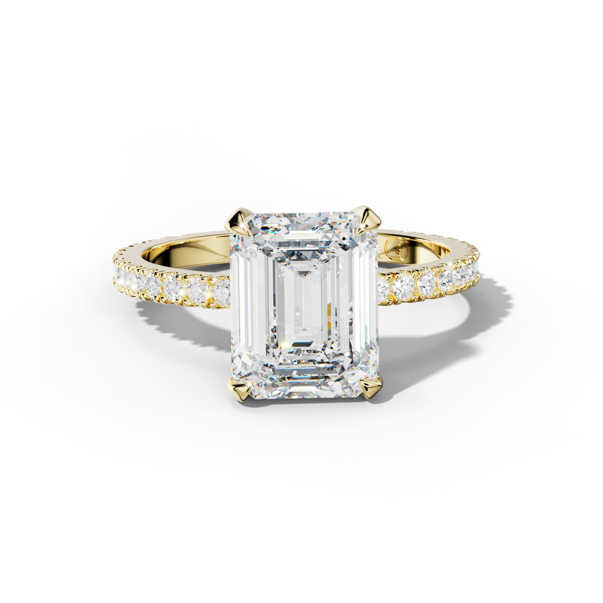 Isabelle Emerald Cut Diamond Engagement Ring