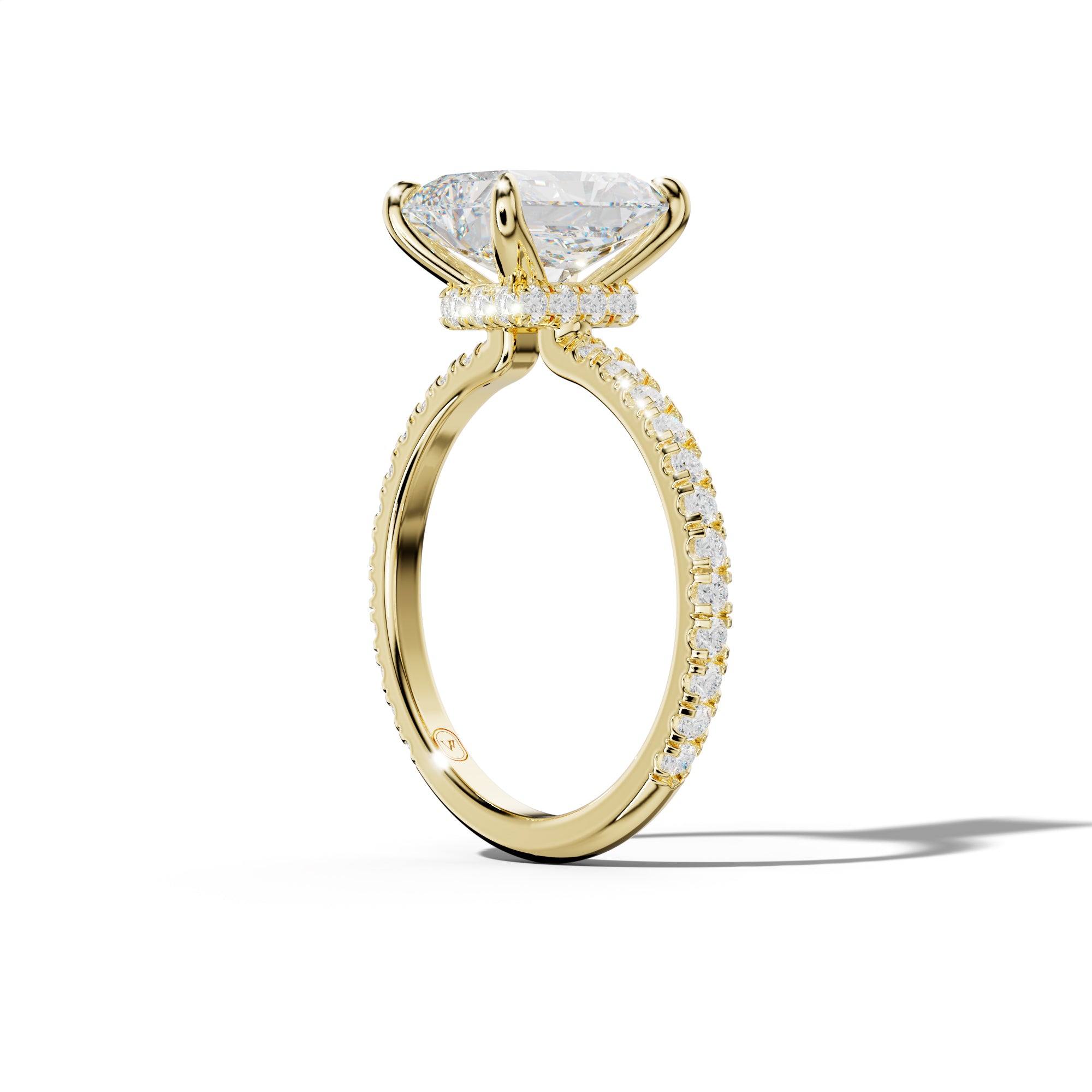 Abigail Radiant Cut Diamond Engagement Ring