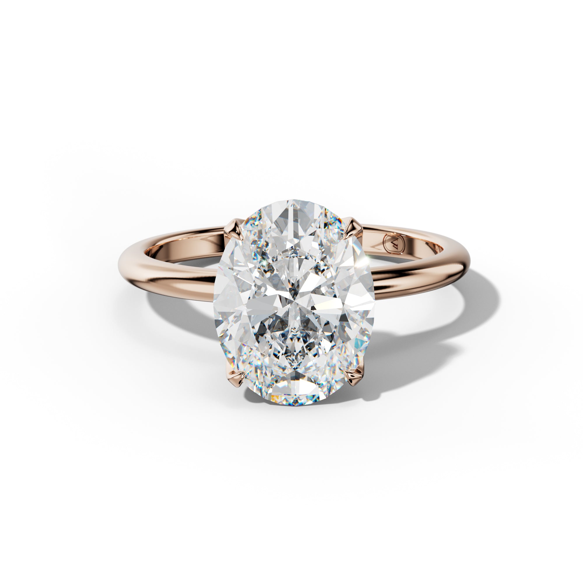Ella Oval Diamond Engagement Ring