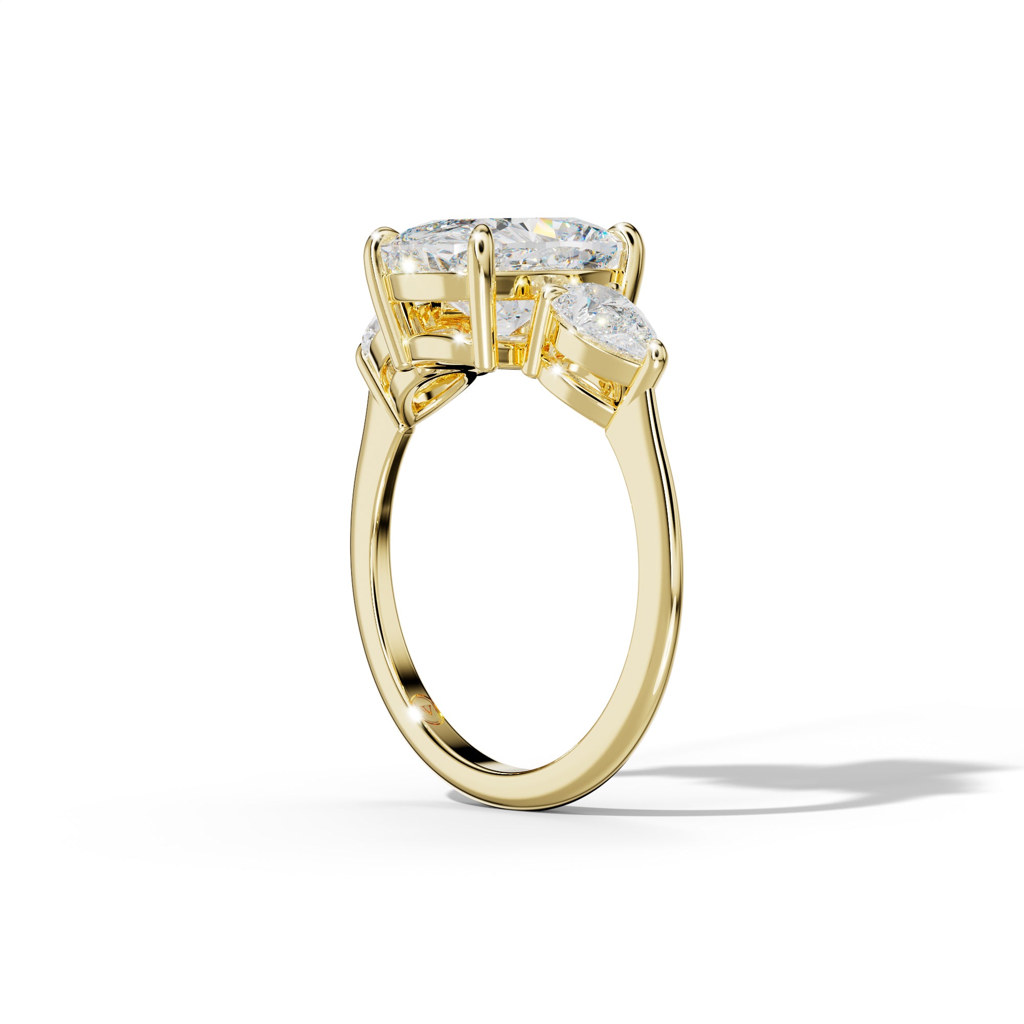 Hannah Elongated Cushion Cut Diamond Engagement Ring