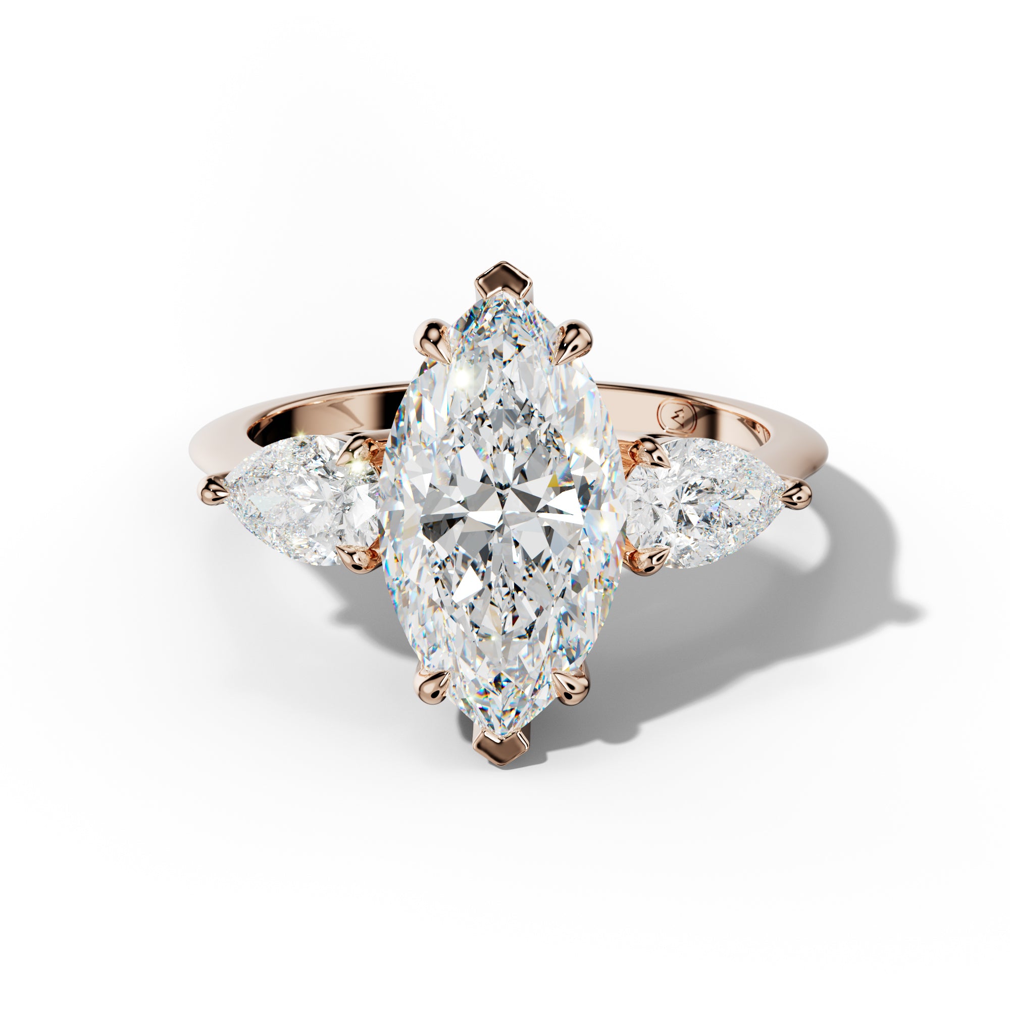 Hannah Marquise Cut Diamond Engagement Ring