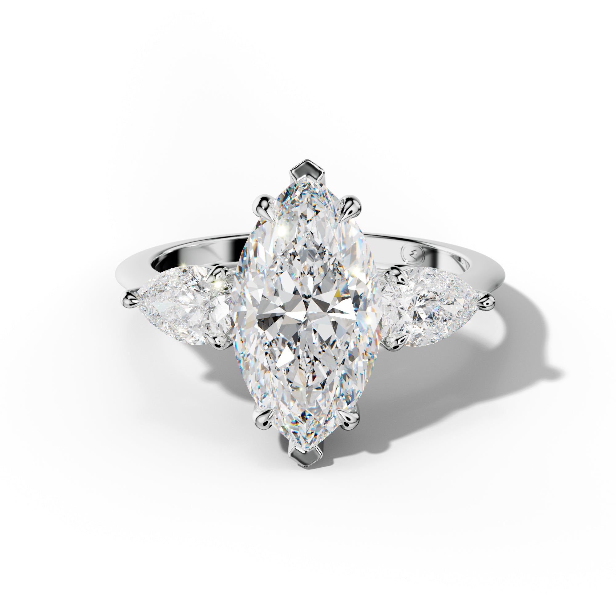 Hannah Marquise Cut Diamond Engagement Ring