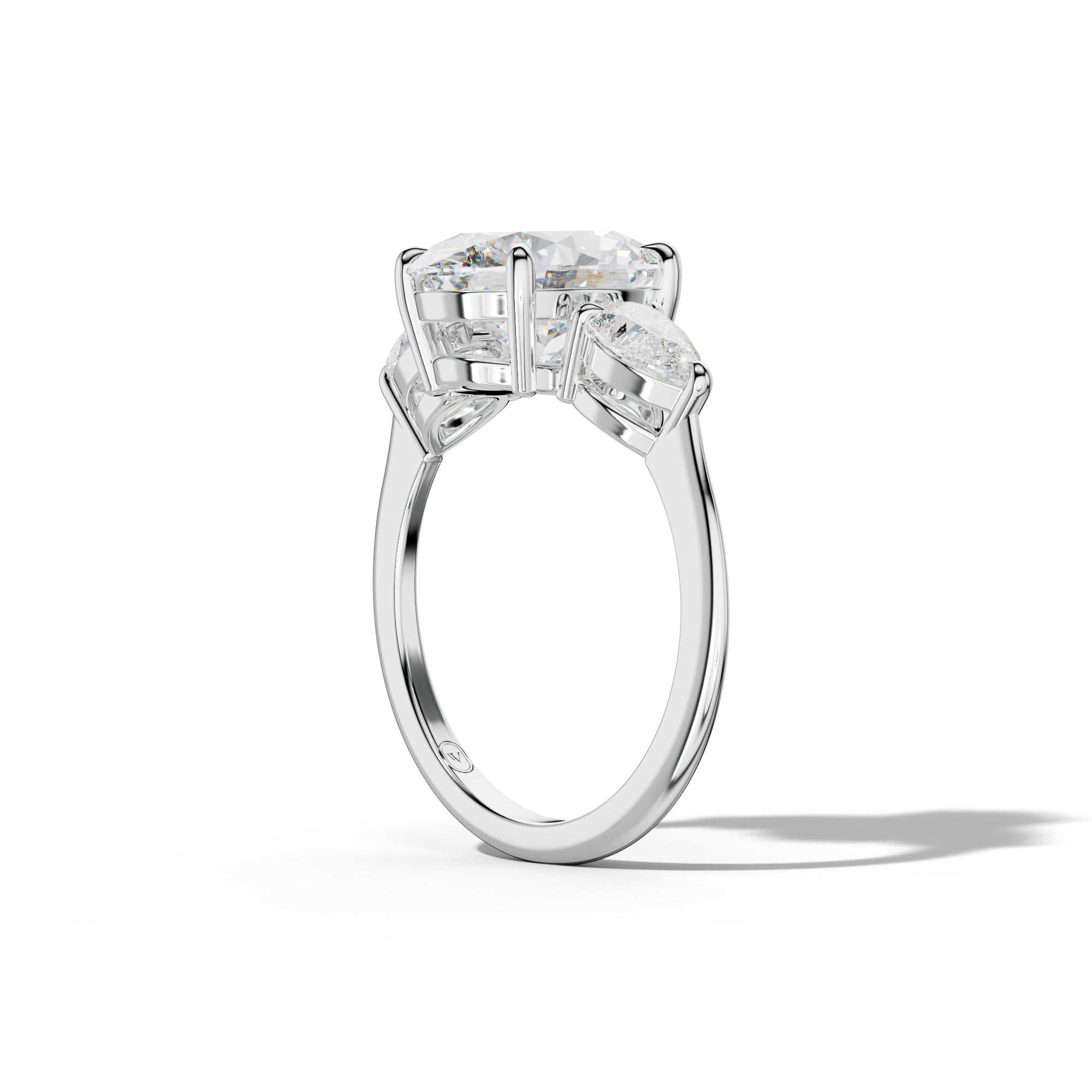 Hannah Oval Diamond Engagement Ring