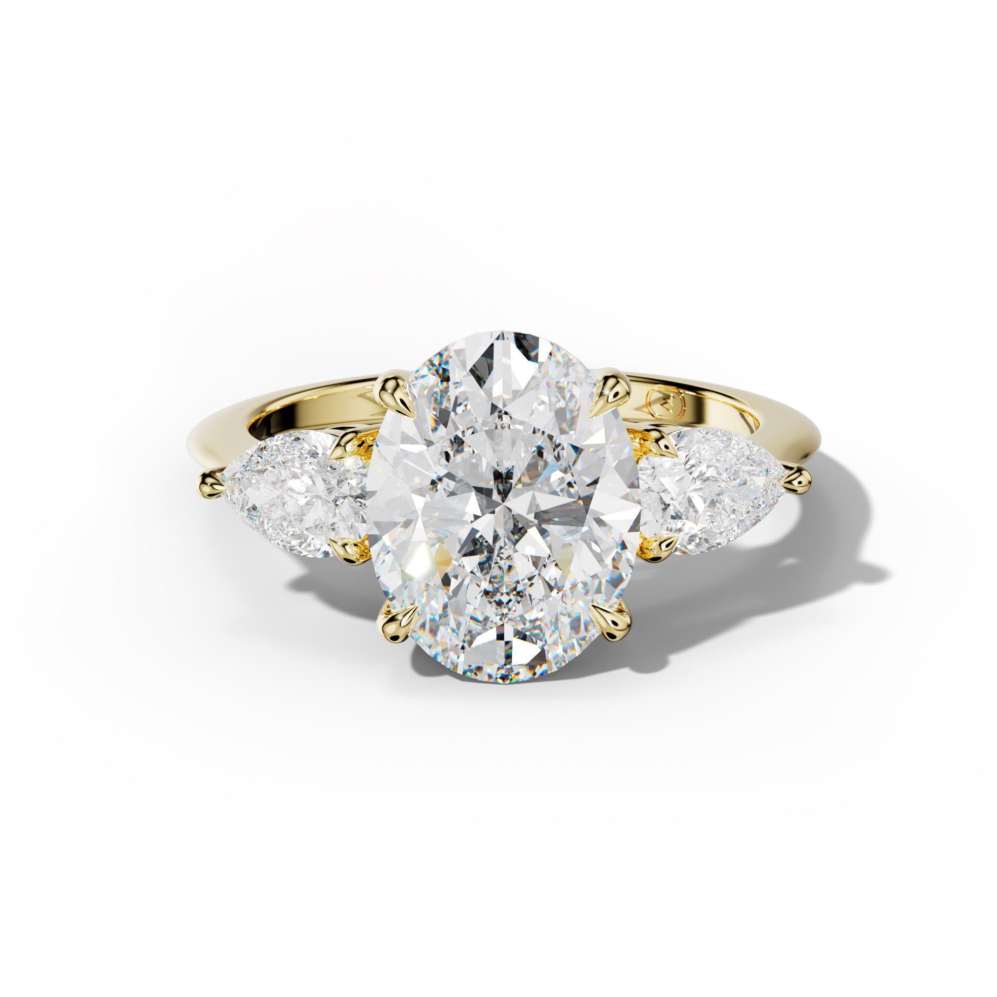 Hannah Oval Diamond Engagement Ring