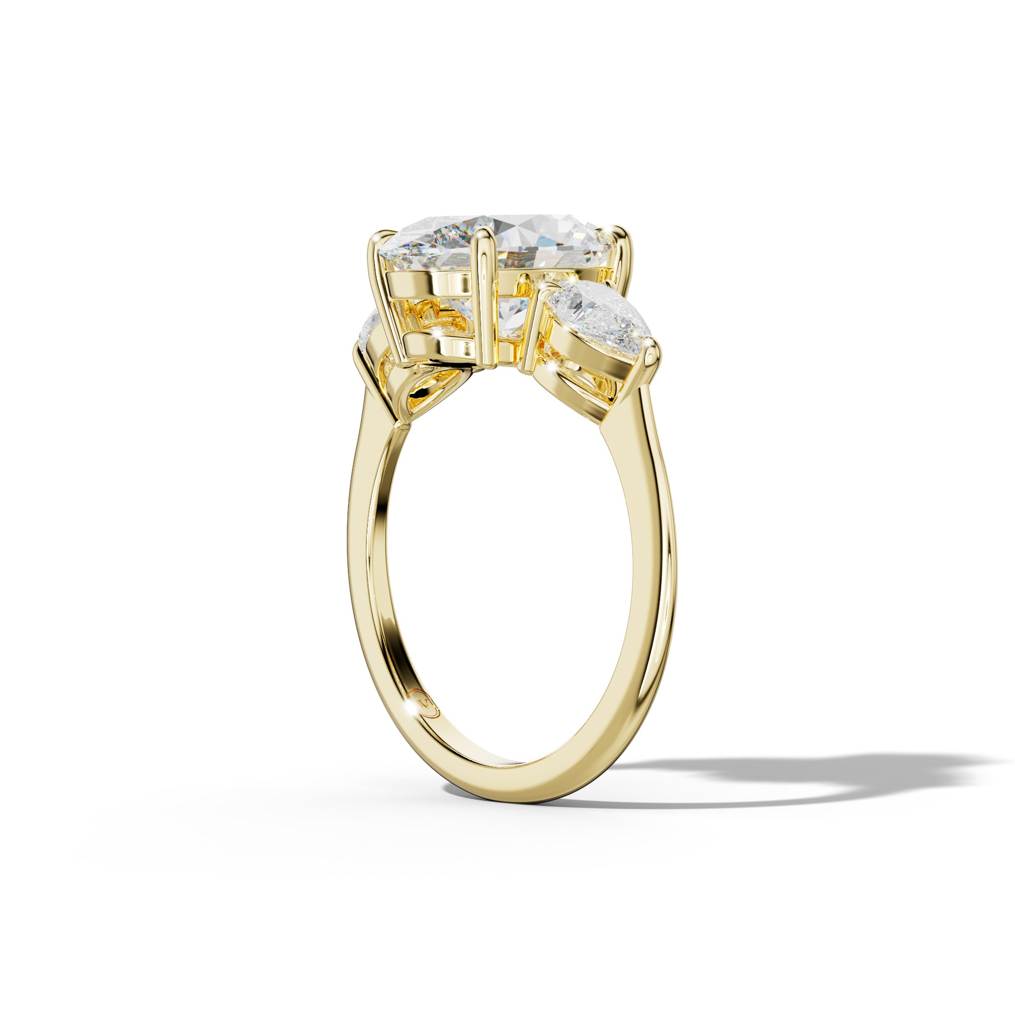 Hannah Oval Diamond Engagement Ring