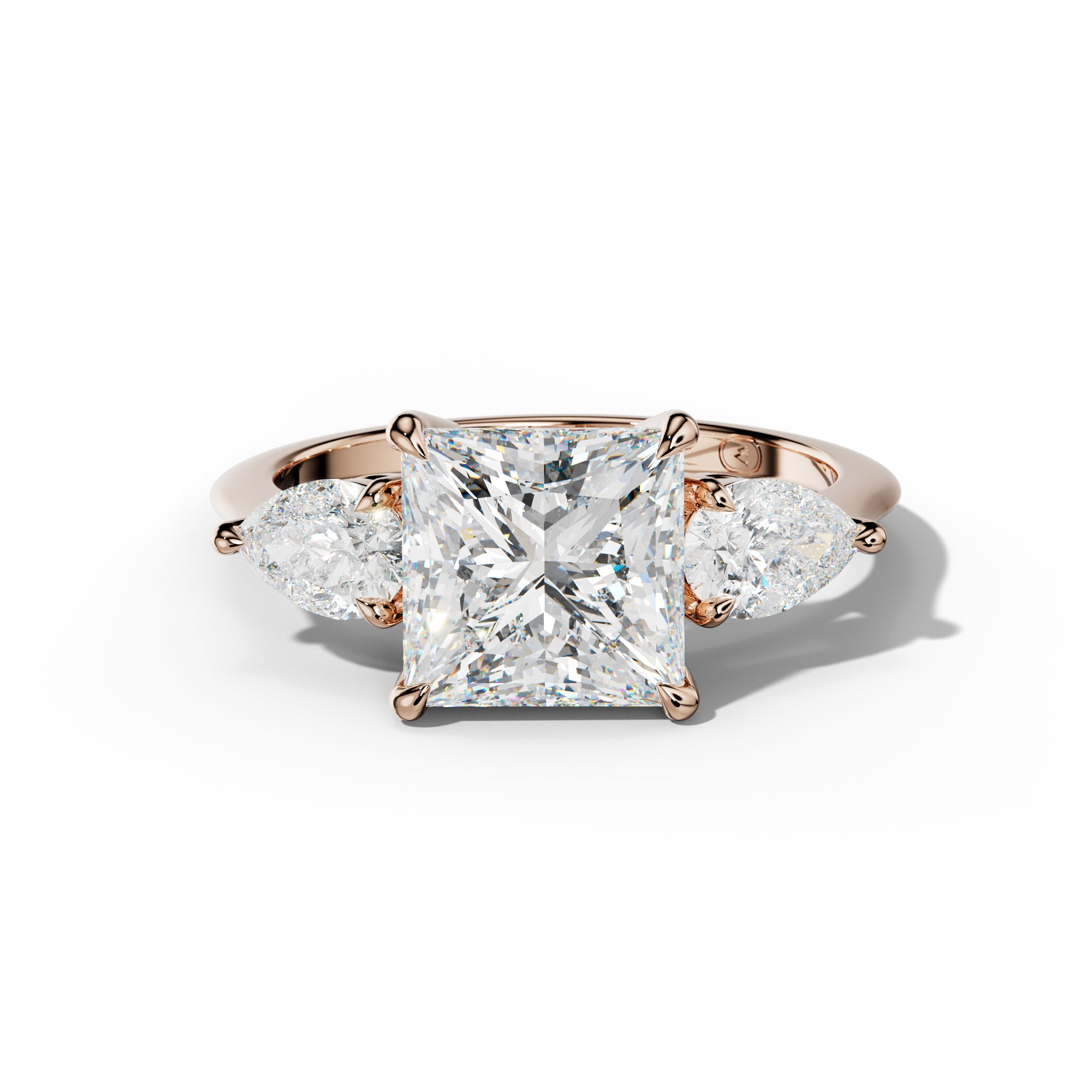 Hannah Princess Cut Diamond Engagement Ring