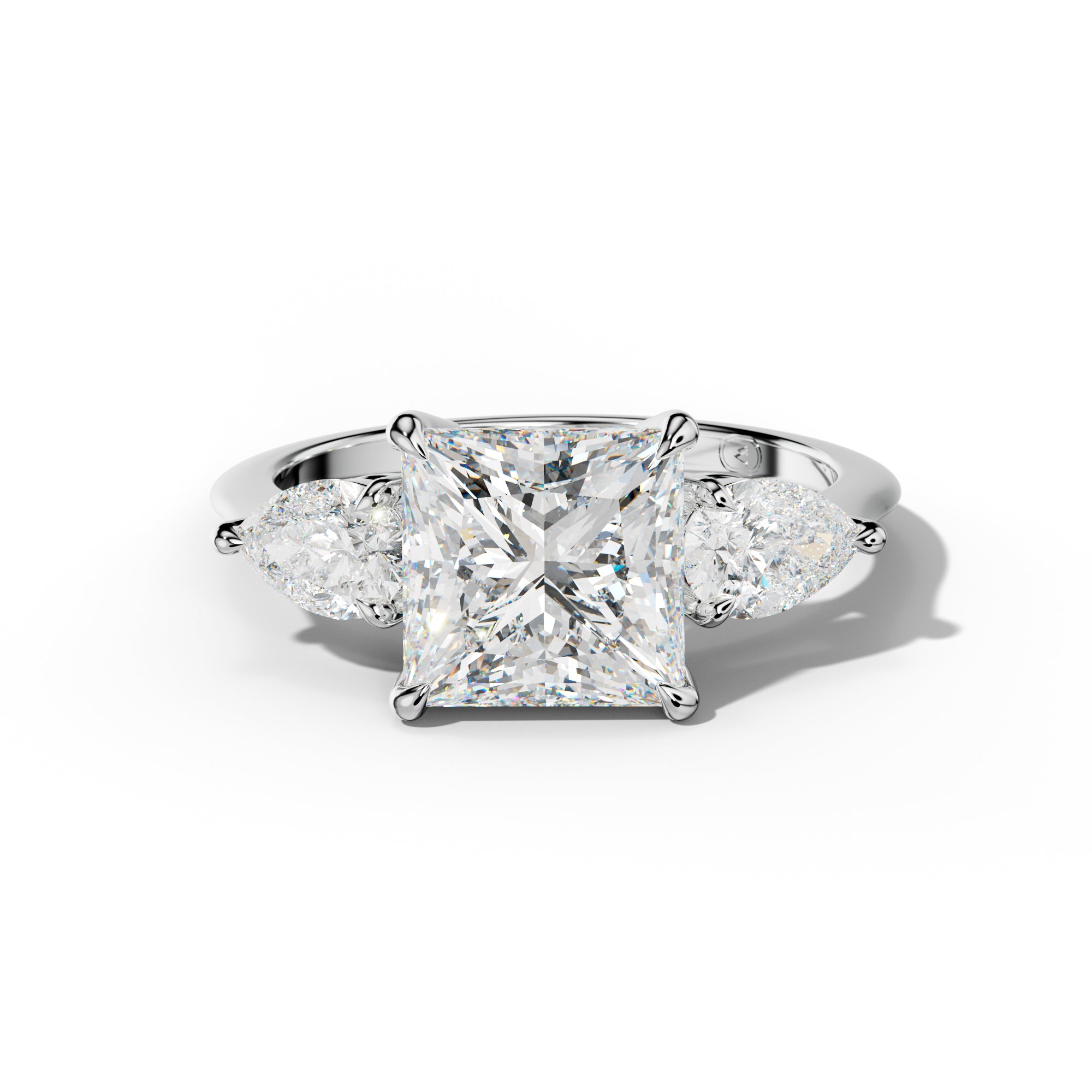 Hannah Princess Cut Diamond Engagement Ring