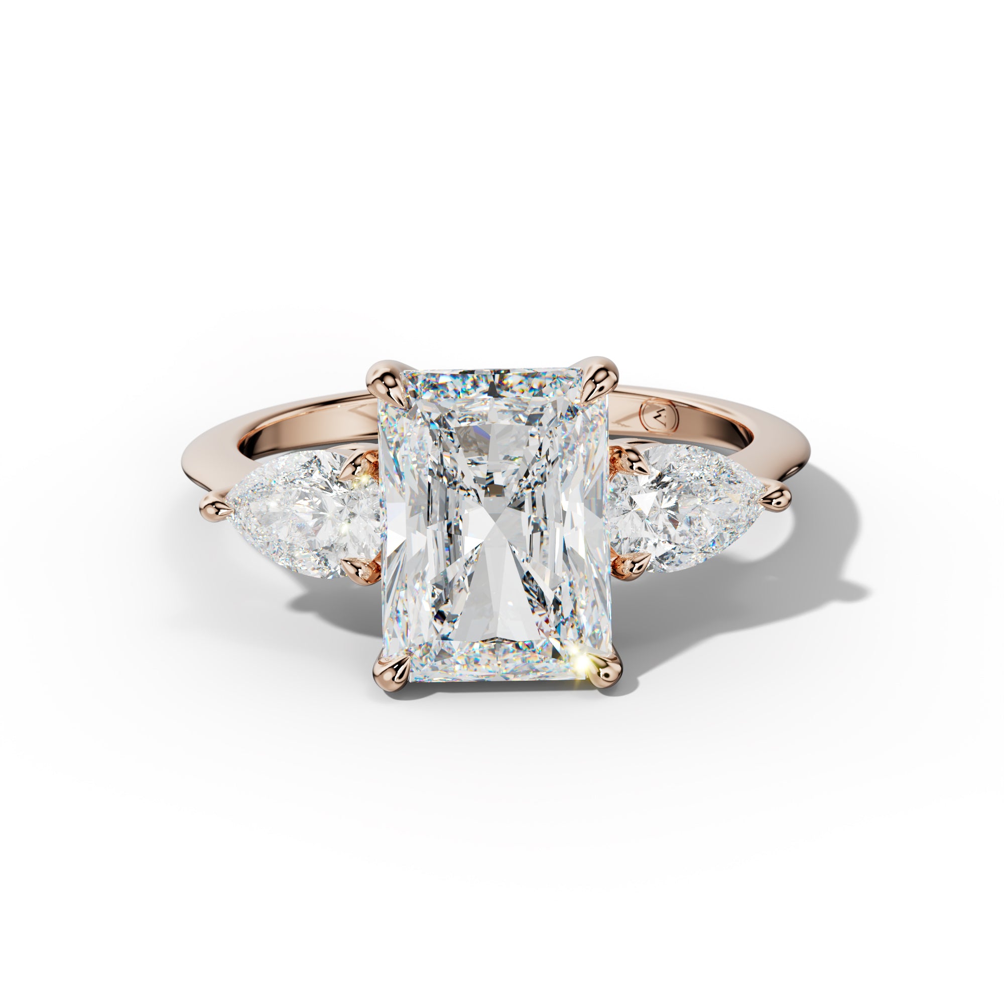 Hannah Radiant Cut Diamond Engagement Ring