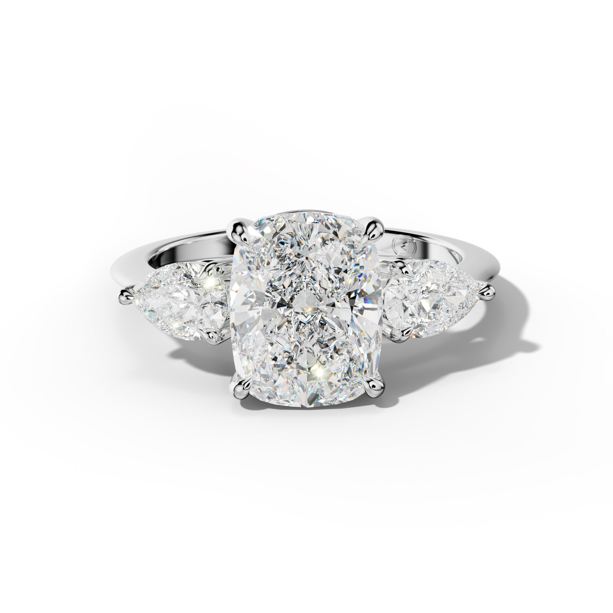 Hannah Elongated Cushion Cut Diamond Engagement Ring
