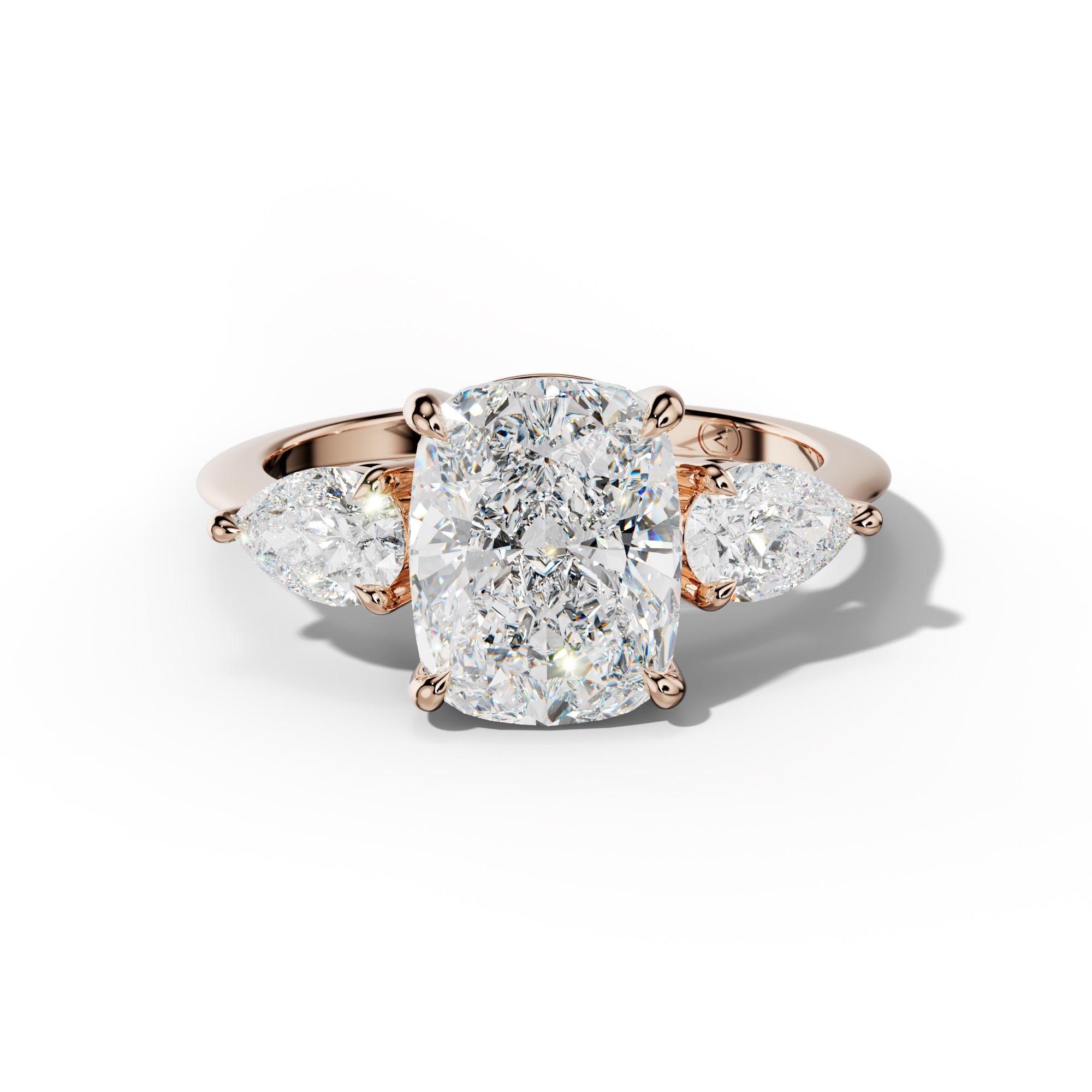 Hannah Elongated Cushion Cut Diamond Engagement Ring
