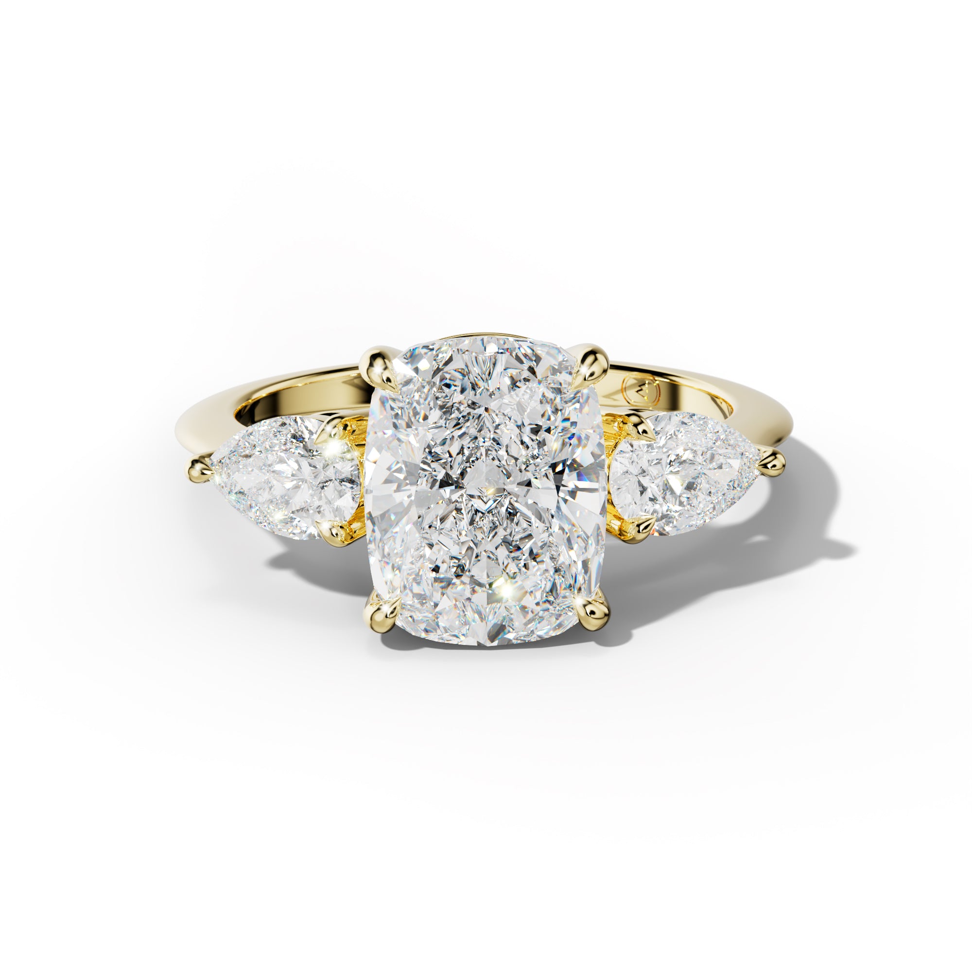 Hannah Elongated Cushion Cut Diamond Engagement Ring