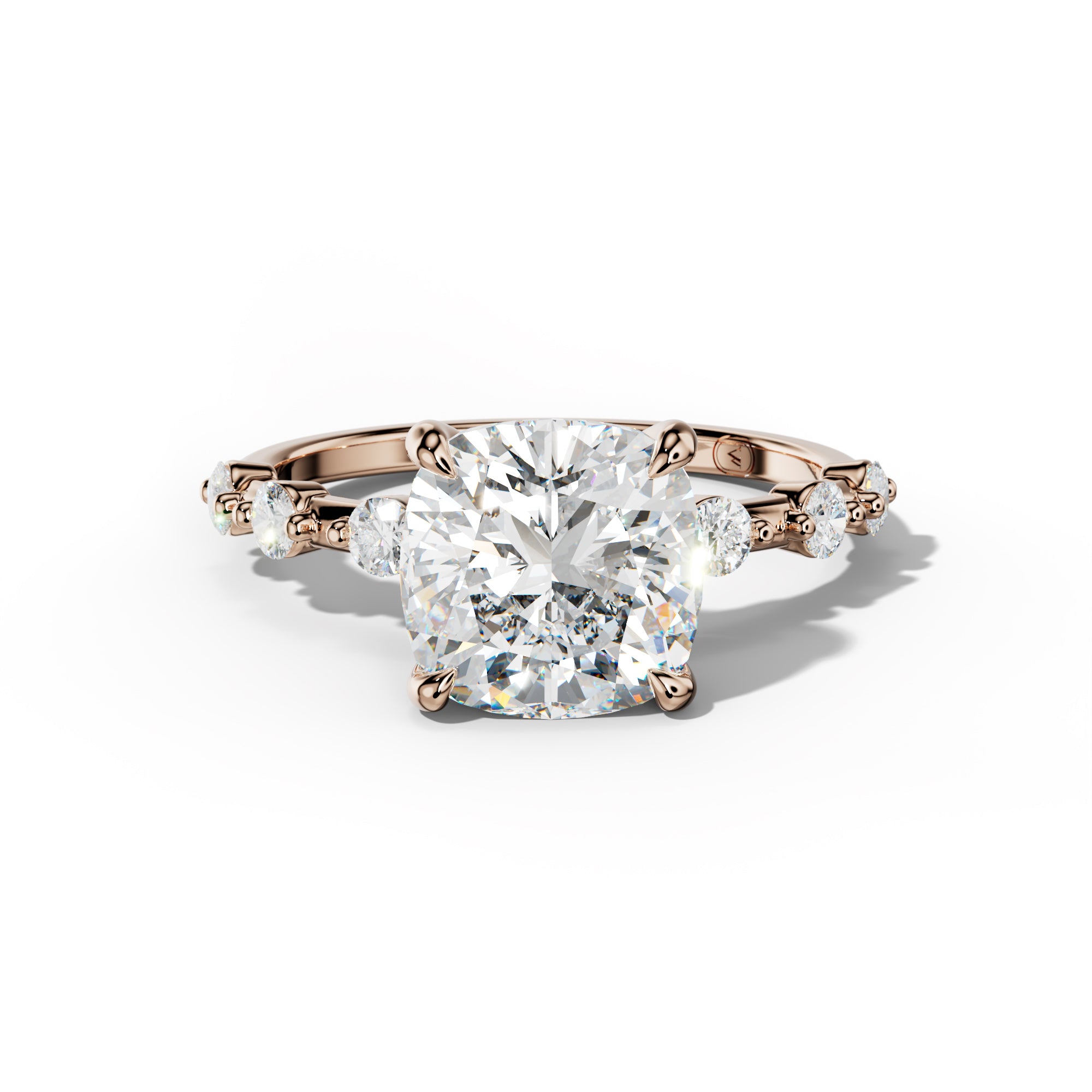 Scarlett Cushion Cut Diamond Engagement Ring