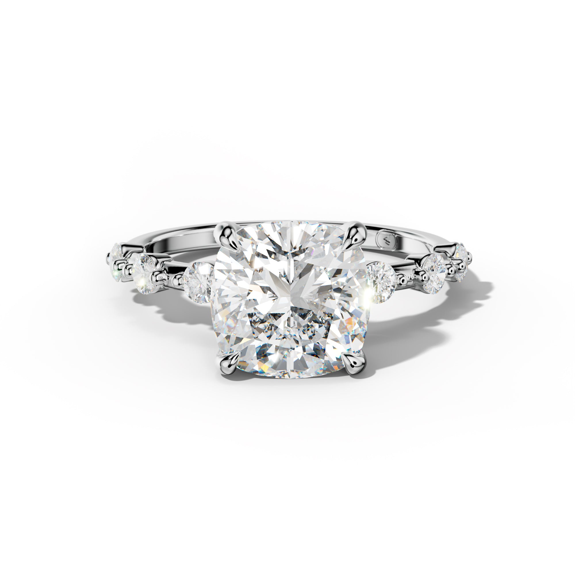 Scarlett Cushion Cut Diamond Engagement Ring