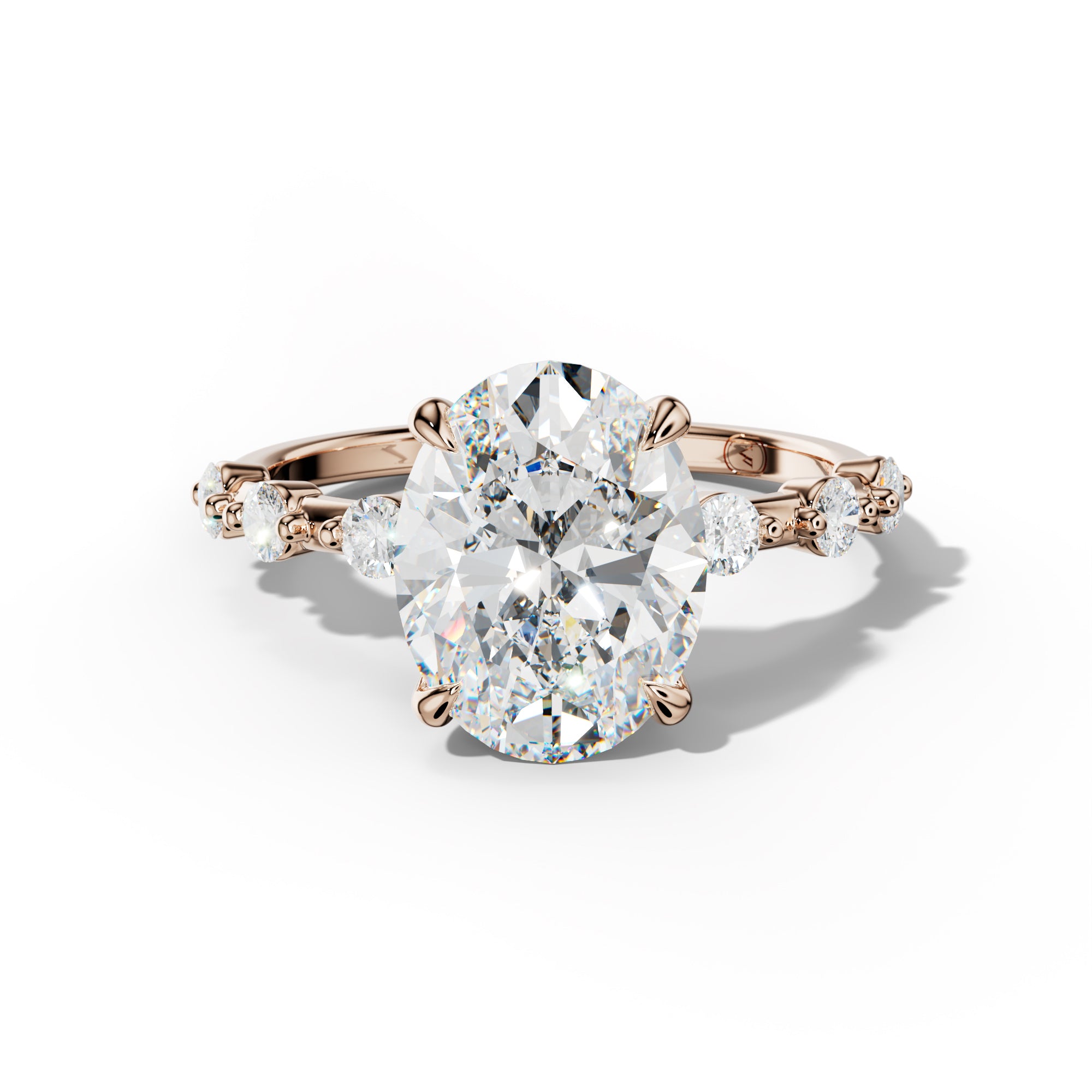 Scarlett Oval Diamond Engagement Ring